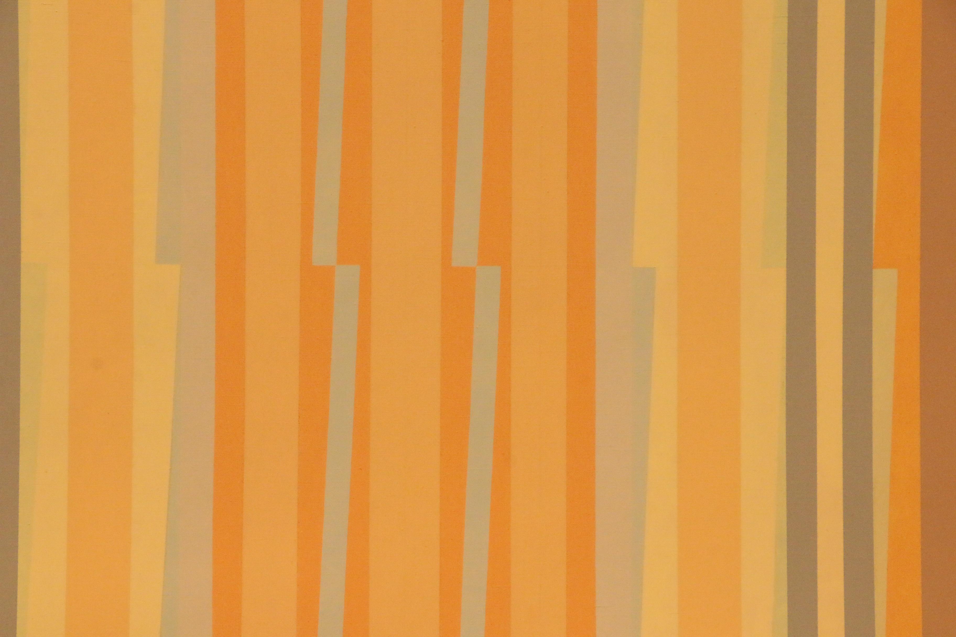 Walter Stomps Monumental Color Field Painting "Naranja", Late 20th Century