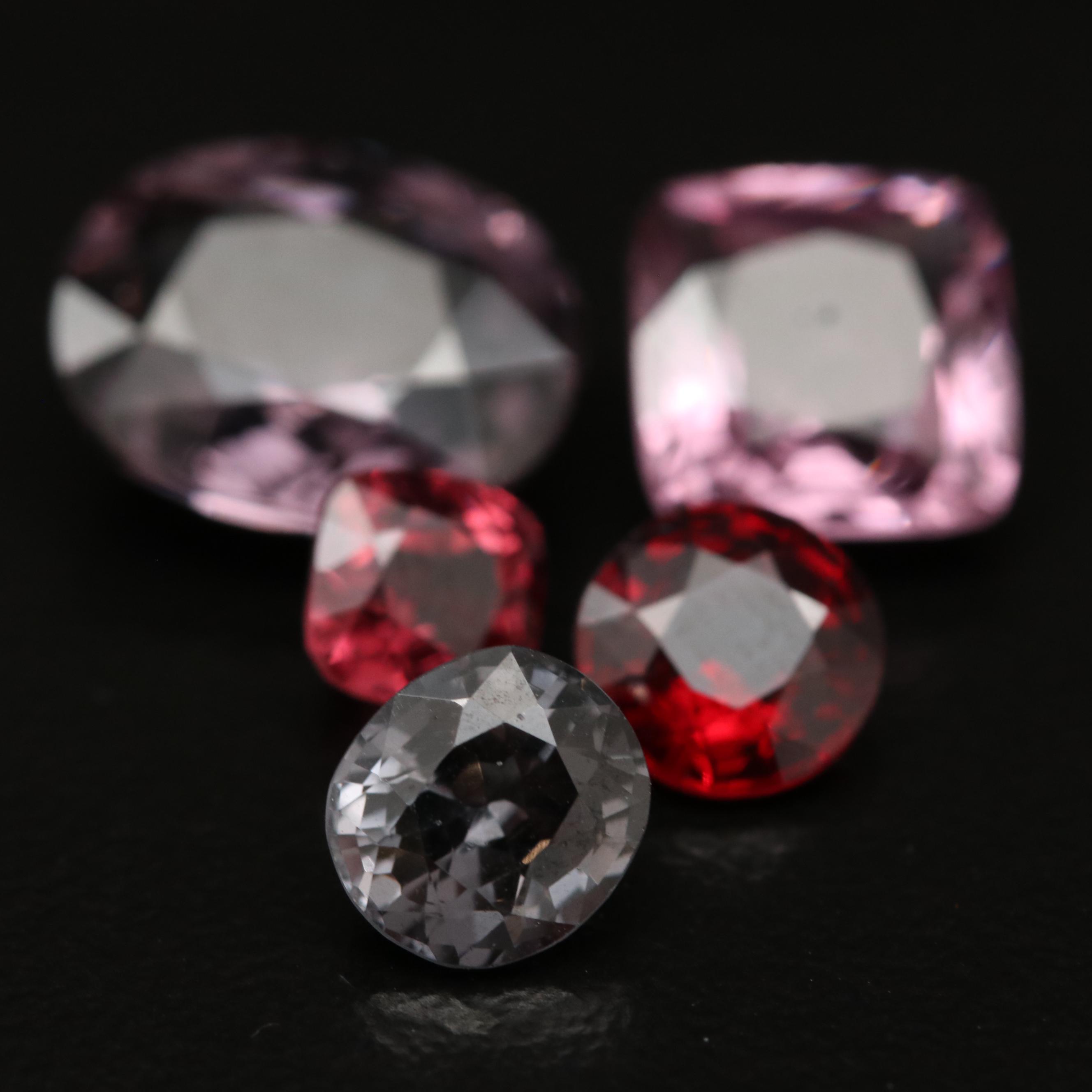 Loose 11.21 CTW Faceted Spinels