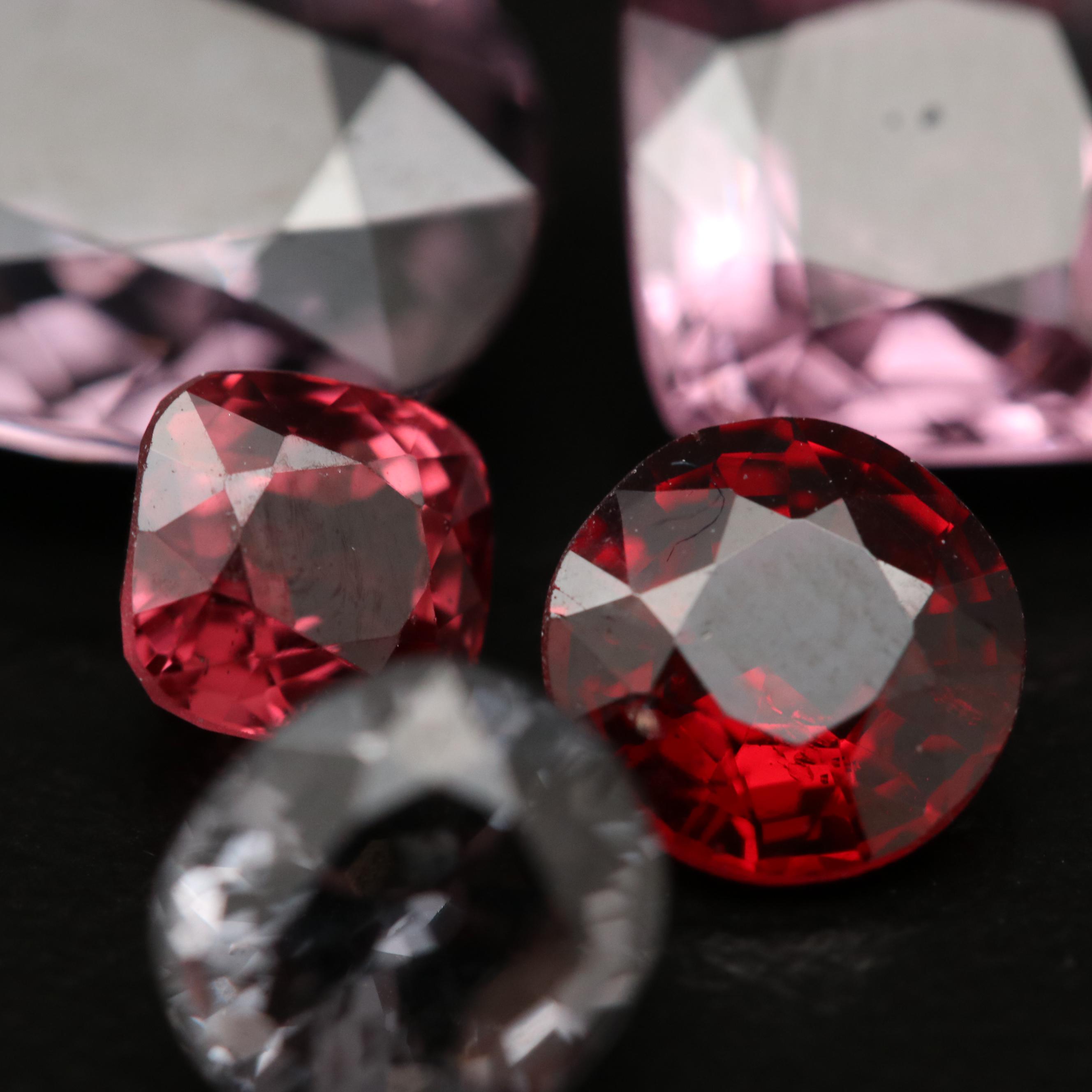 Loose 11.21 CTW Faceted Spinels