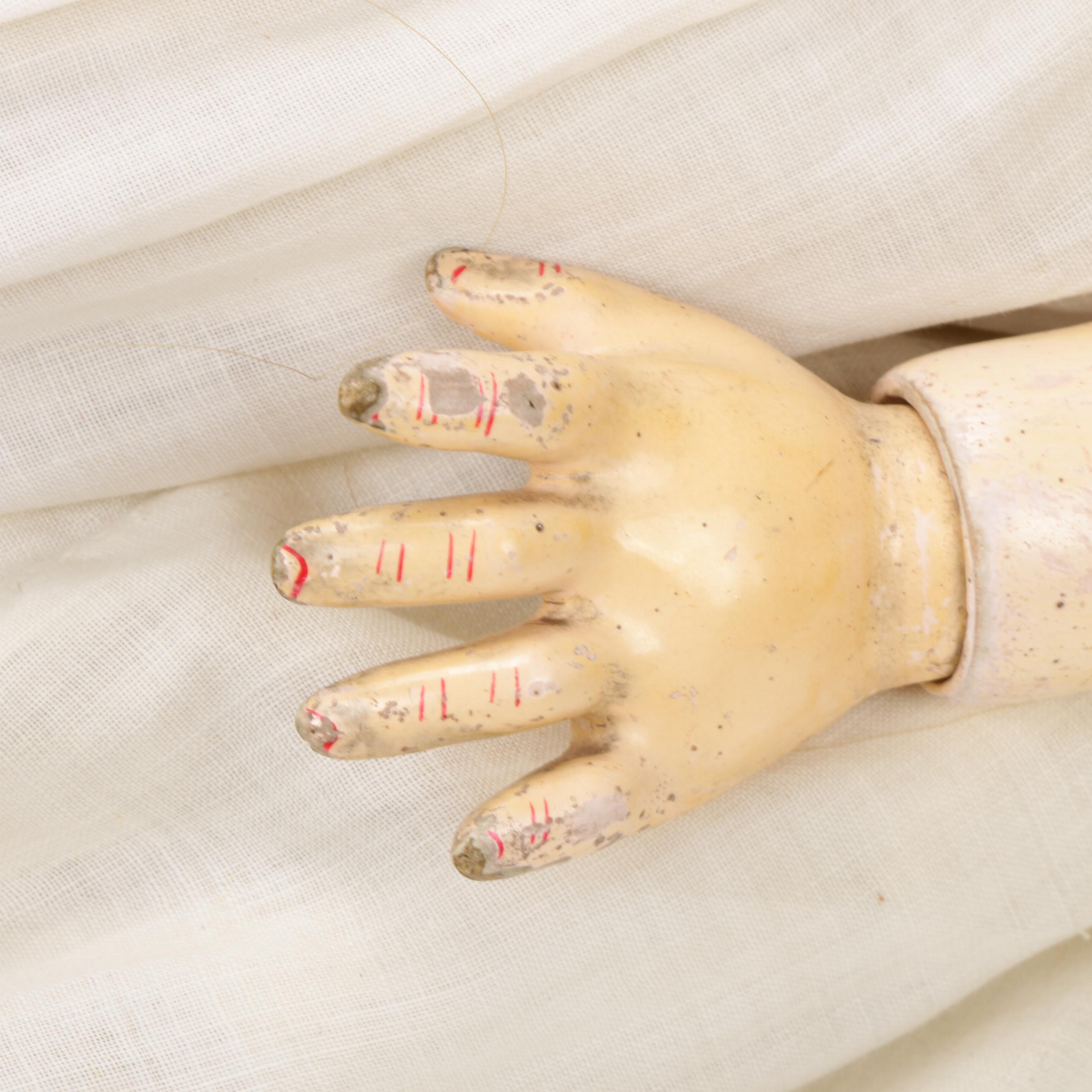 23" Simon & Halbig CM Bergmann German Bisque Porcelain Doll, c. 1909