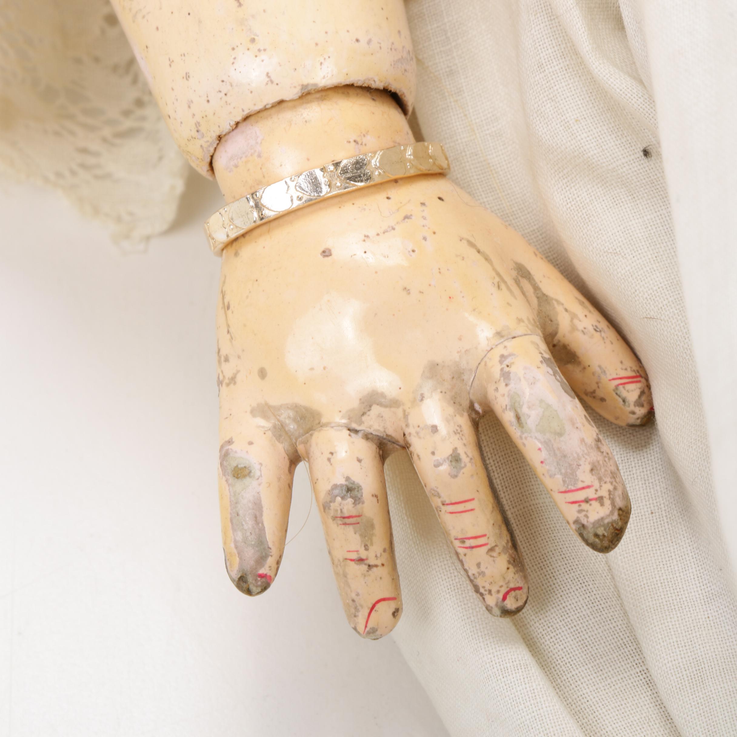 23" Simon & Halbig CM Bergmann German Bisque Porcelain Doll, c. 1909