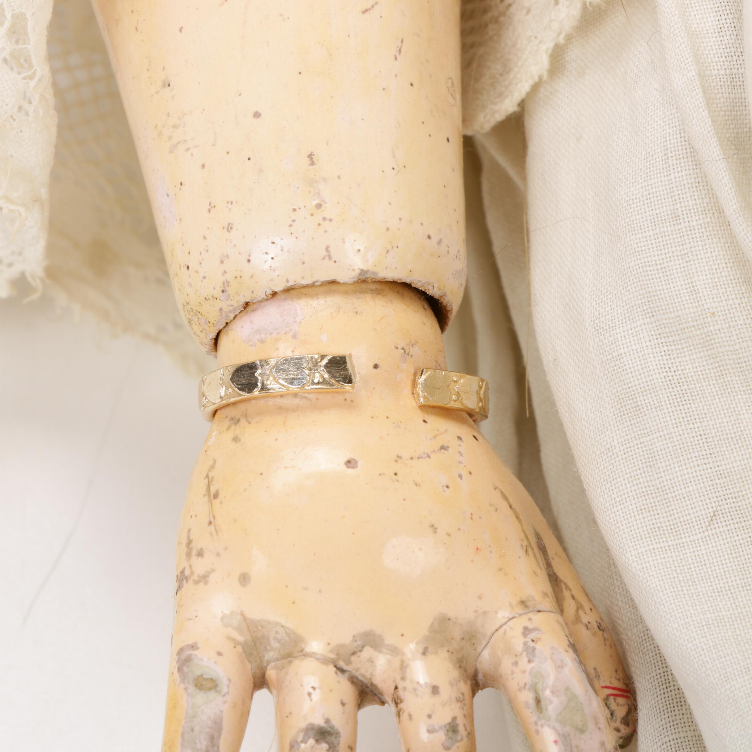 23" Simon & Halbig CM Bergmann German Bisque Porcelain Doll, c. 1909