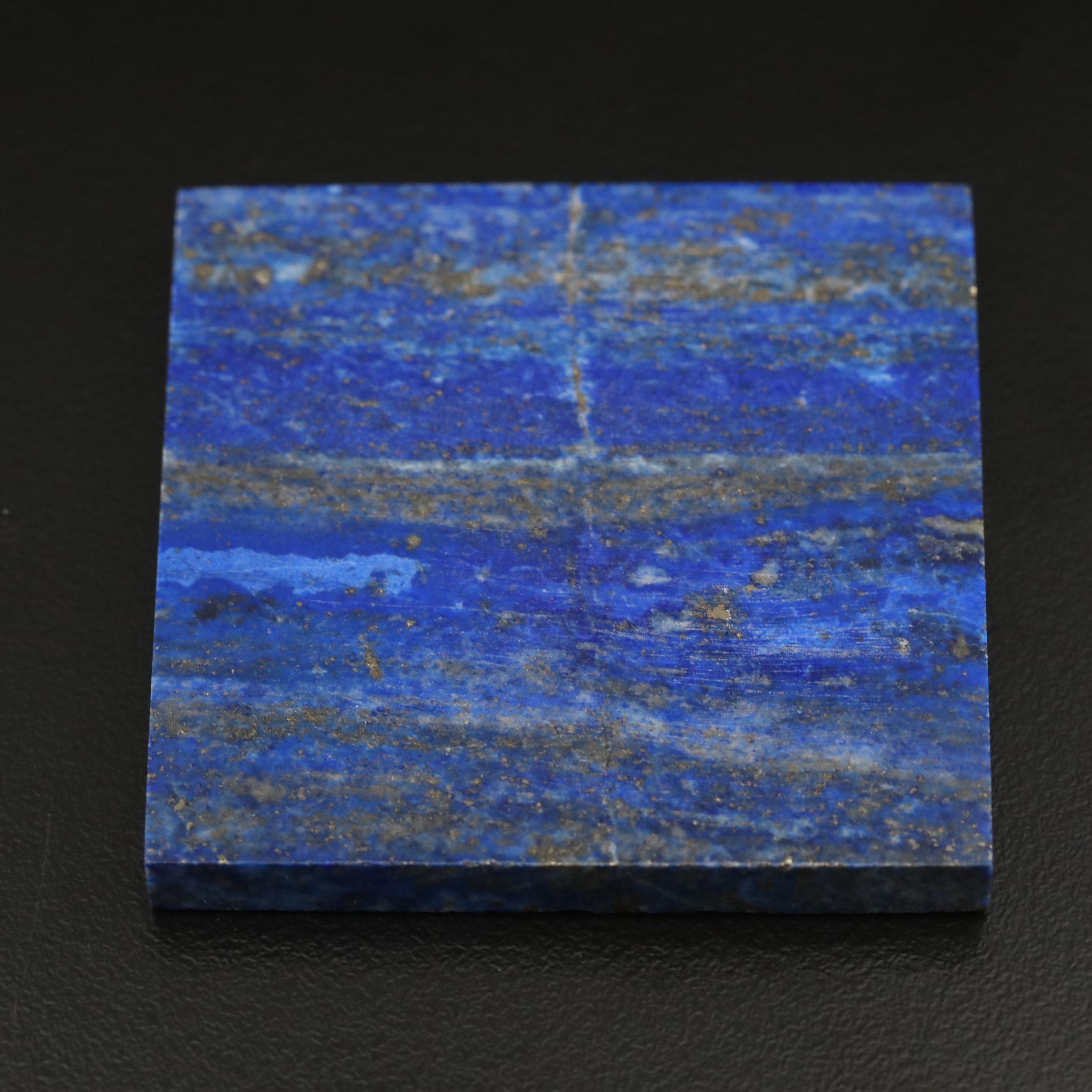 Loose 237.78 CTW Carved and Tile Shaped Lapis Lazuli