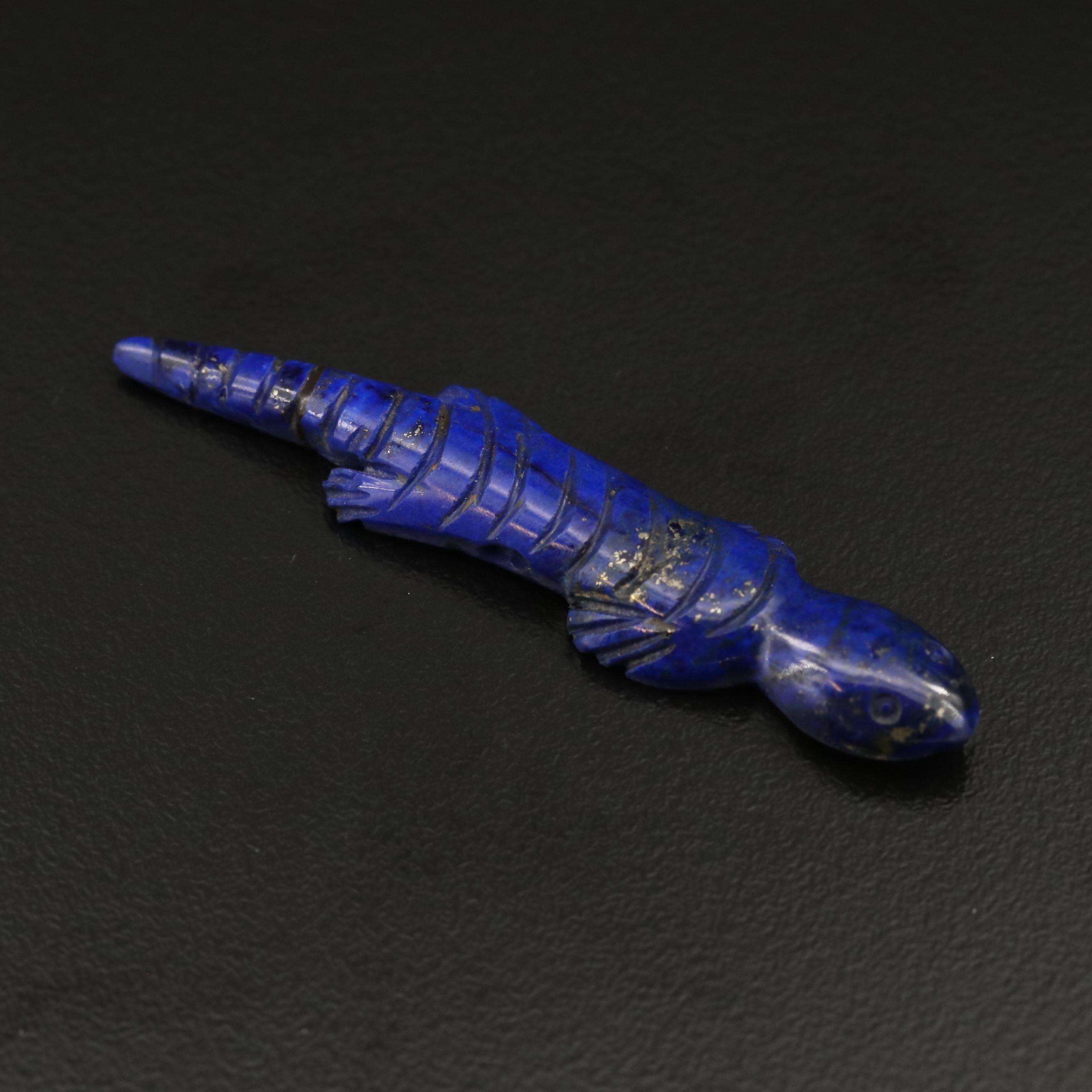 Loose 237.78 CTW Carved and Tile Shaped Lapis Lazuli