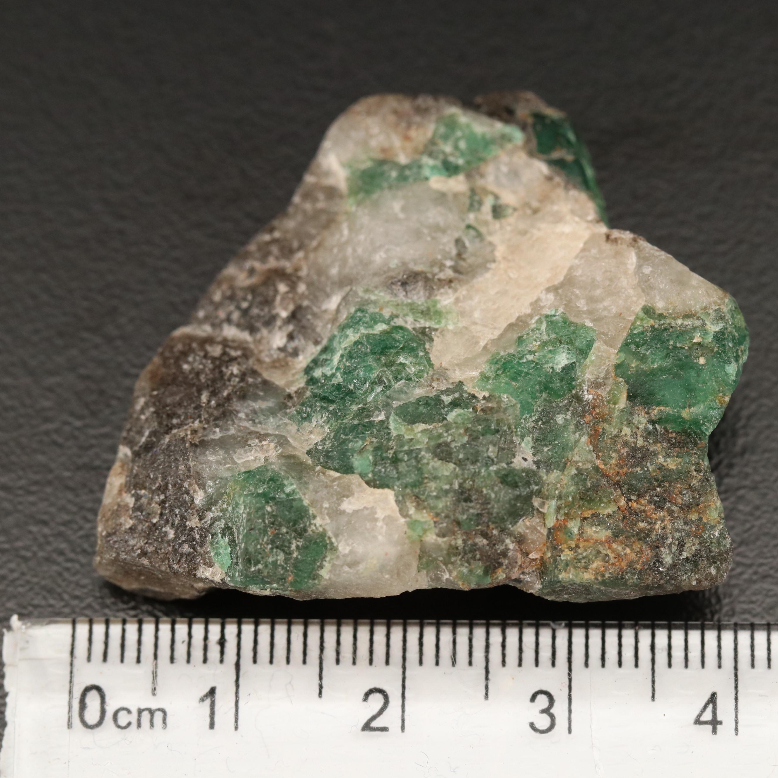143.77 CTW Rough Cut Emeralds