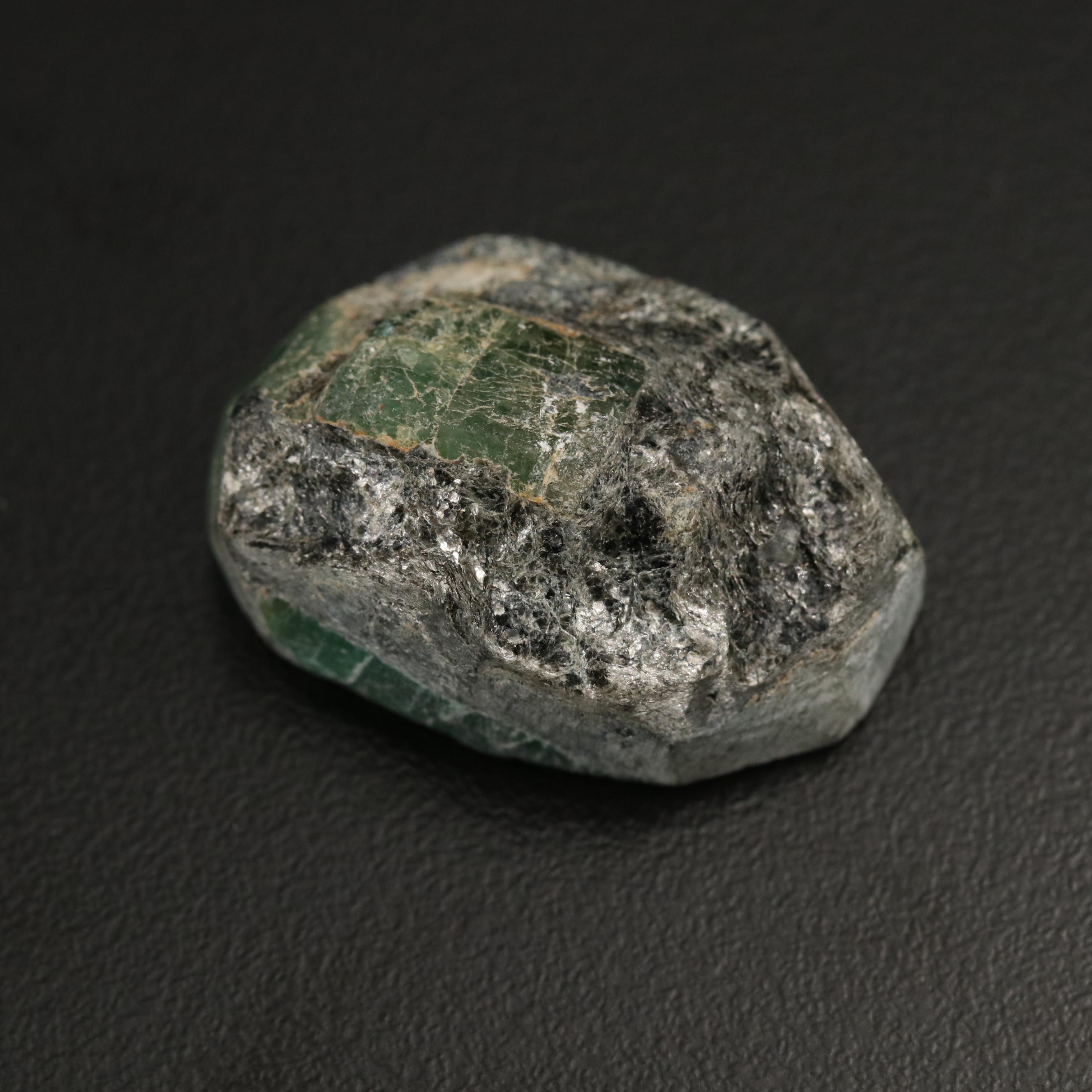 143.77 CTW Rough Cut Emeralds