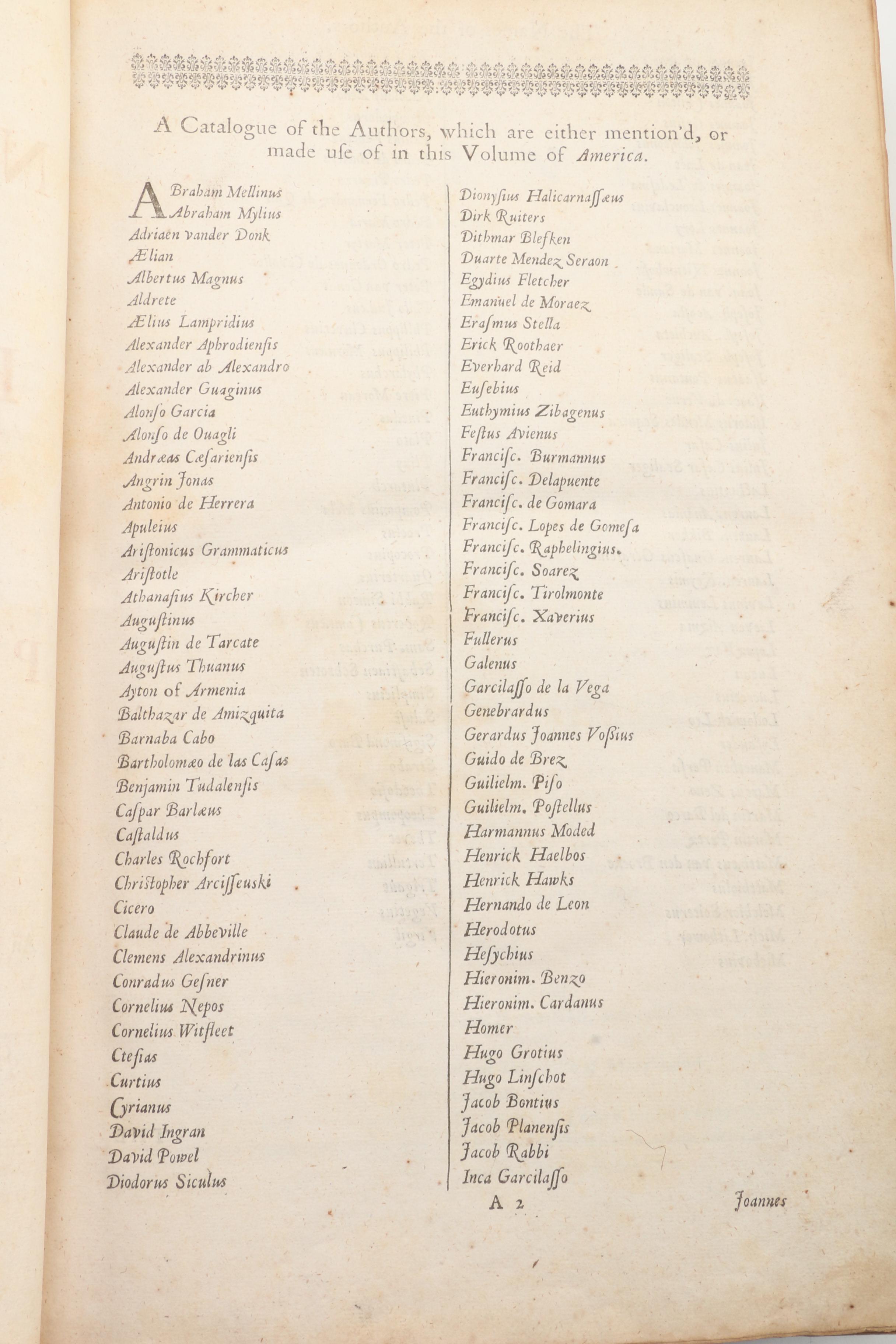 "America" Book with Illustrated Maps by John Ogilby, 1671