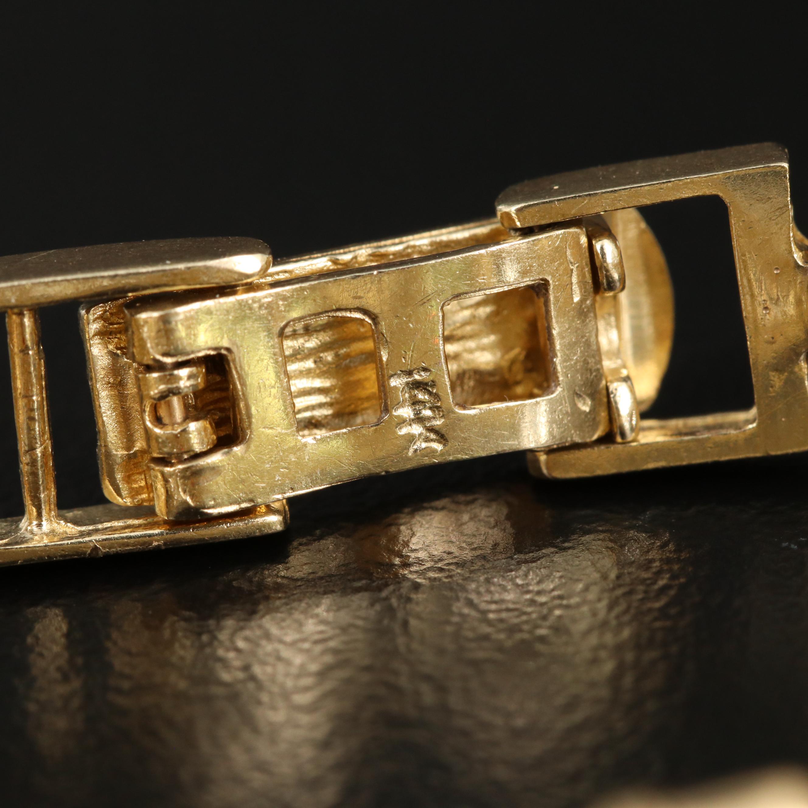 14K Bracelet with Garnet, Topaz, Amethyst, Citrine, Peridot