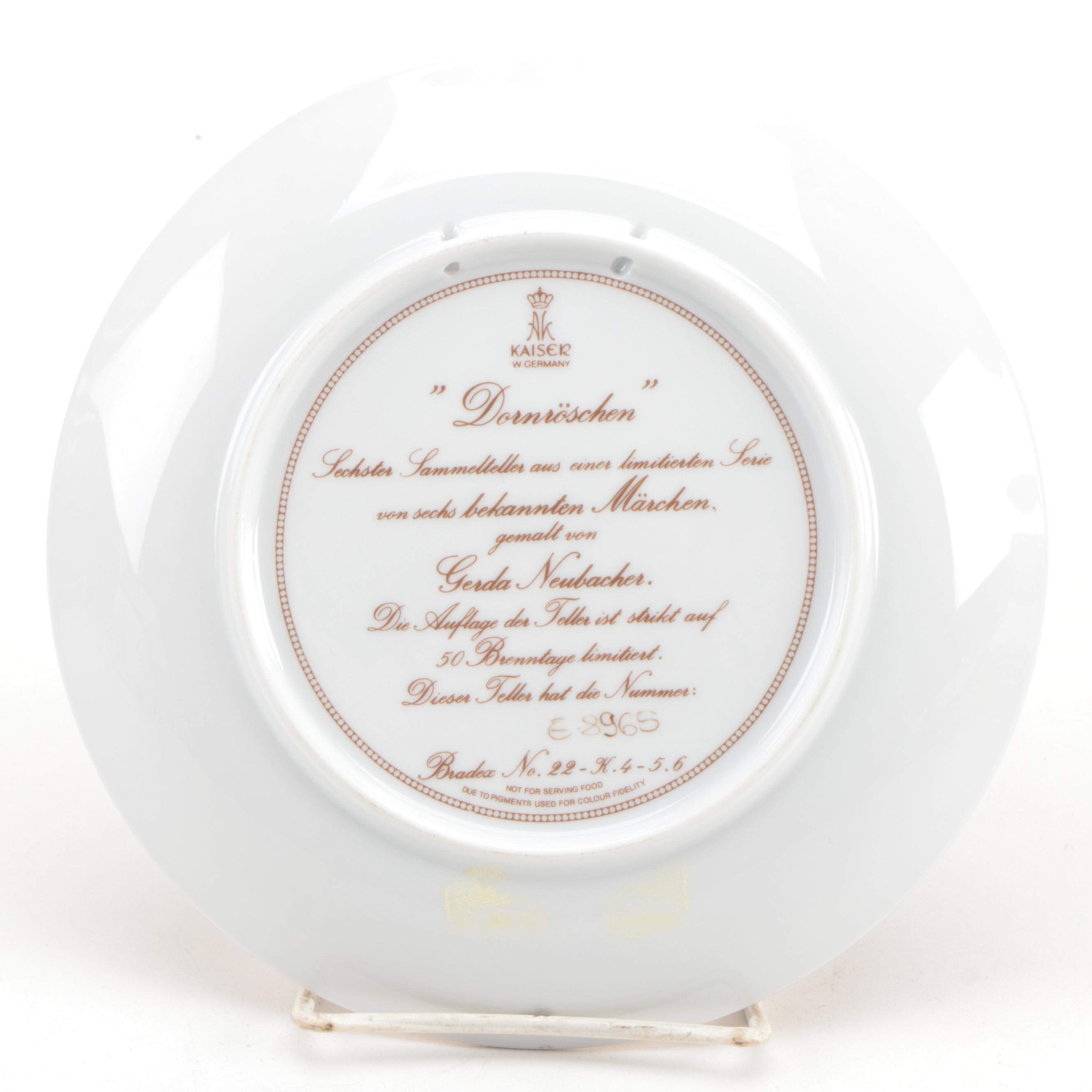 Kaiser Classic Fairytales, Knowles Carousel and Ridgewood Collector Plates