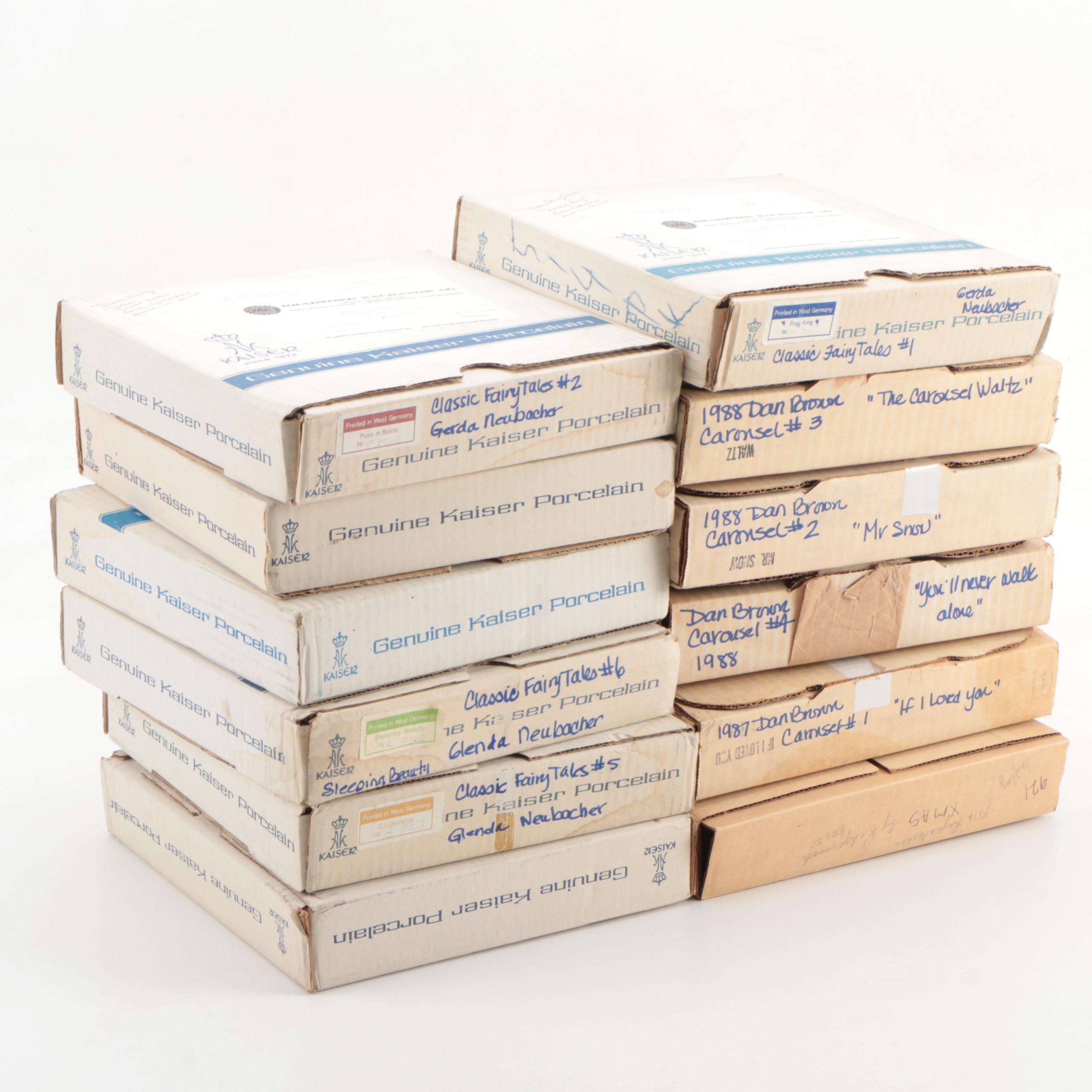 Kaiser Classic Fairytales, Knowles Carousel and Ridgewood Collector Plates