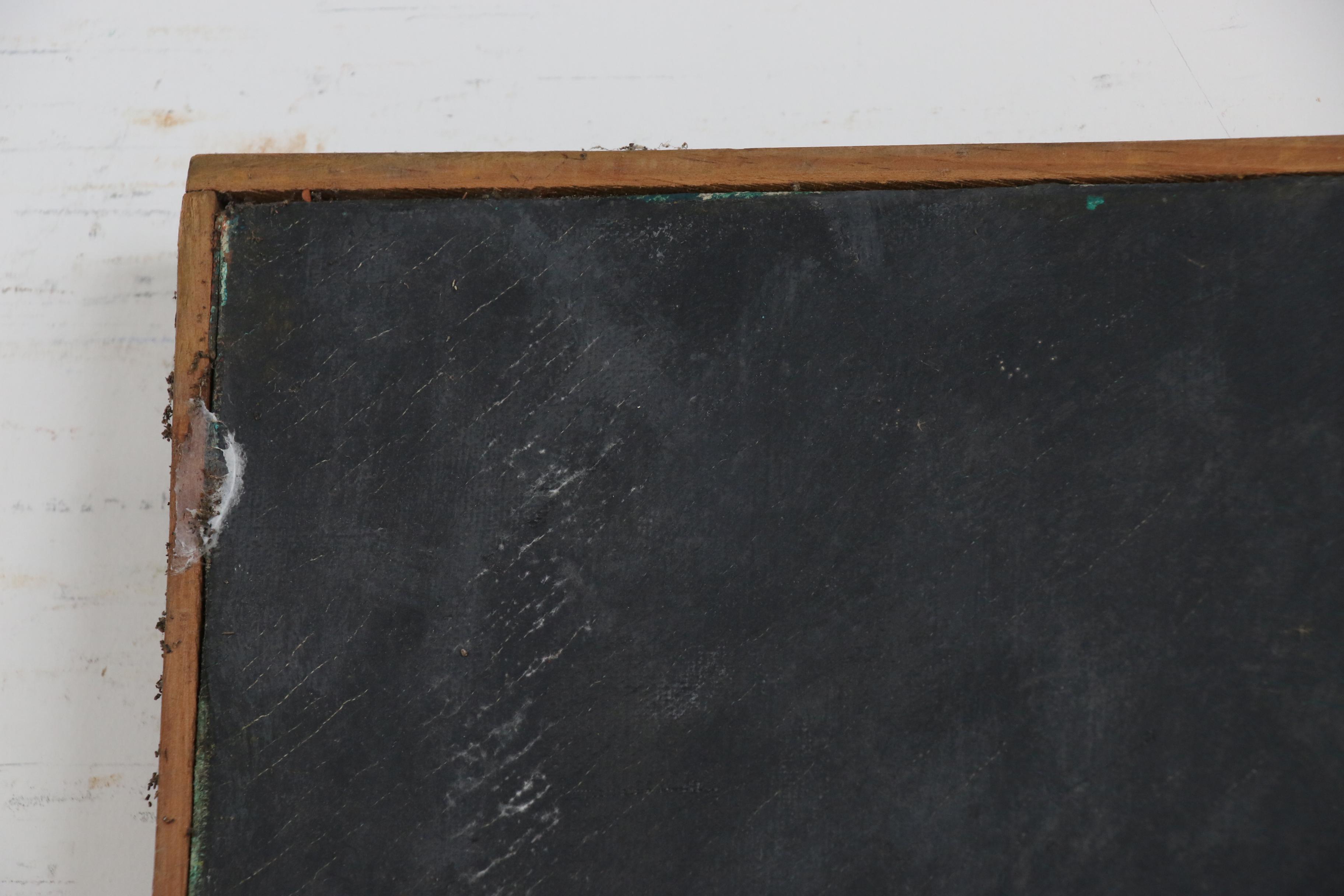 Walter Stomps Abstract Oil Painting "Portrait of a Young Girl", 1959