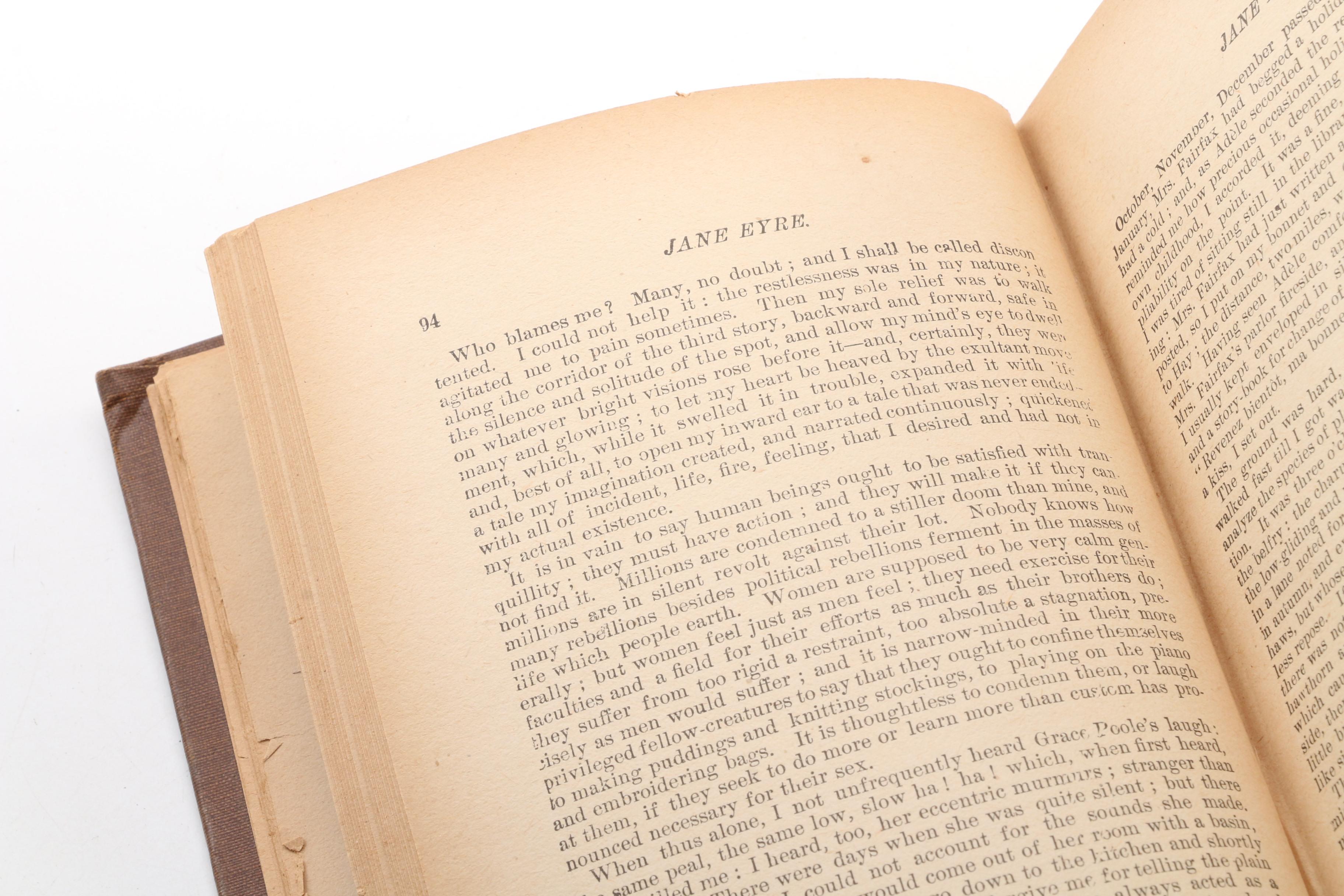 "Jane Eyre" by Charlotte Brontë, Mid to Late 19th Century