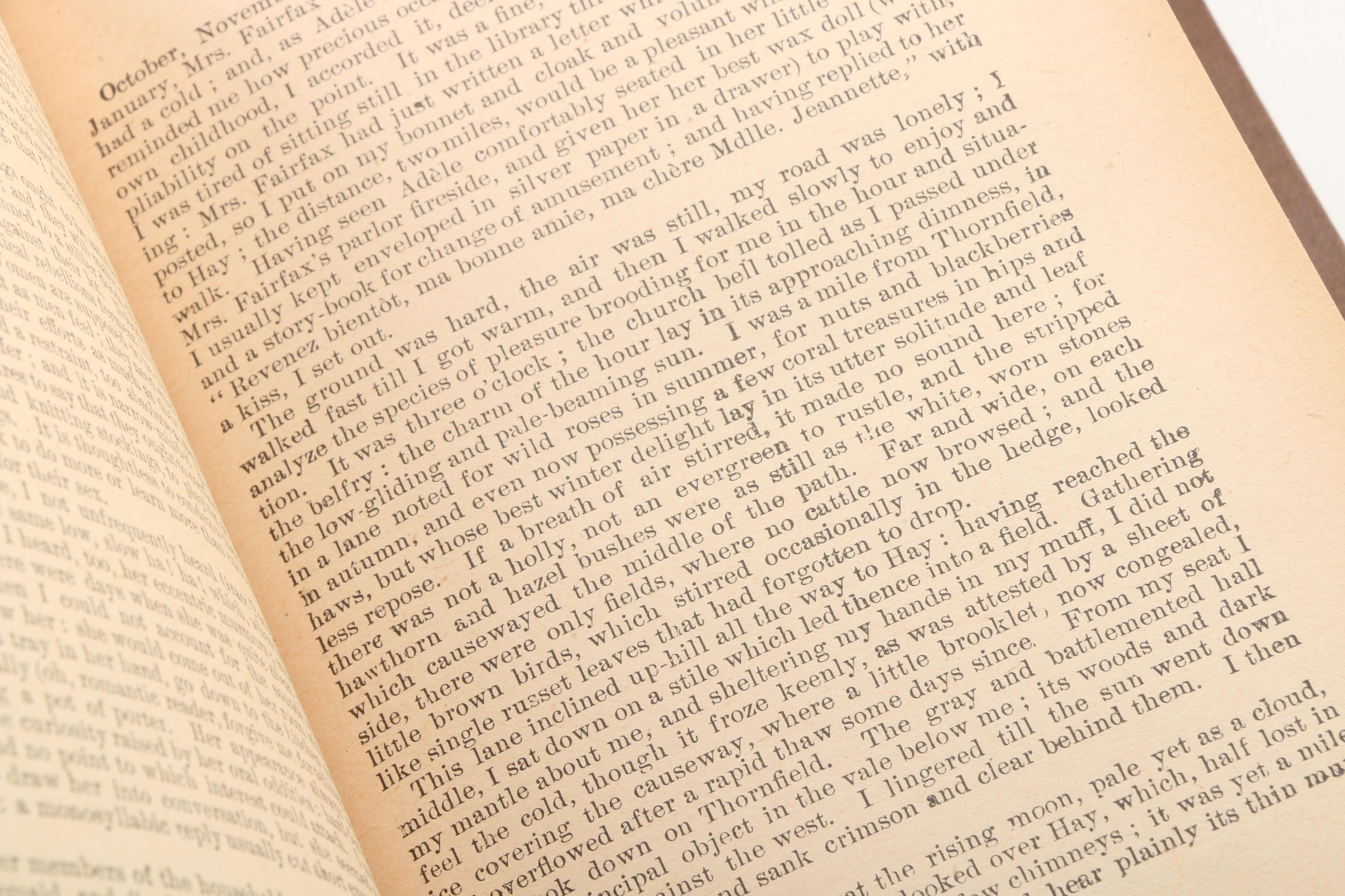 "Jane Eyre" by Charlotte Brontë, Mid to Late 19th Century