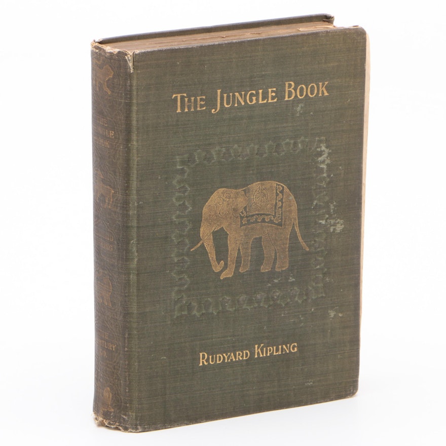 First American Edition "The Jungle Book" by Rudyard Kipling, 1894