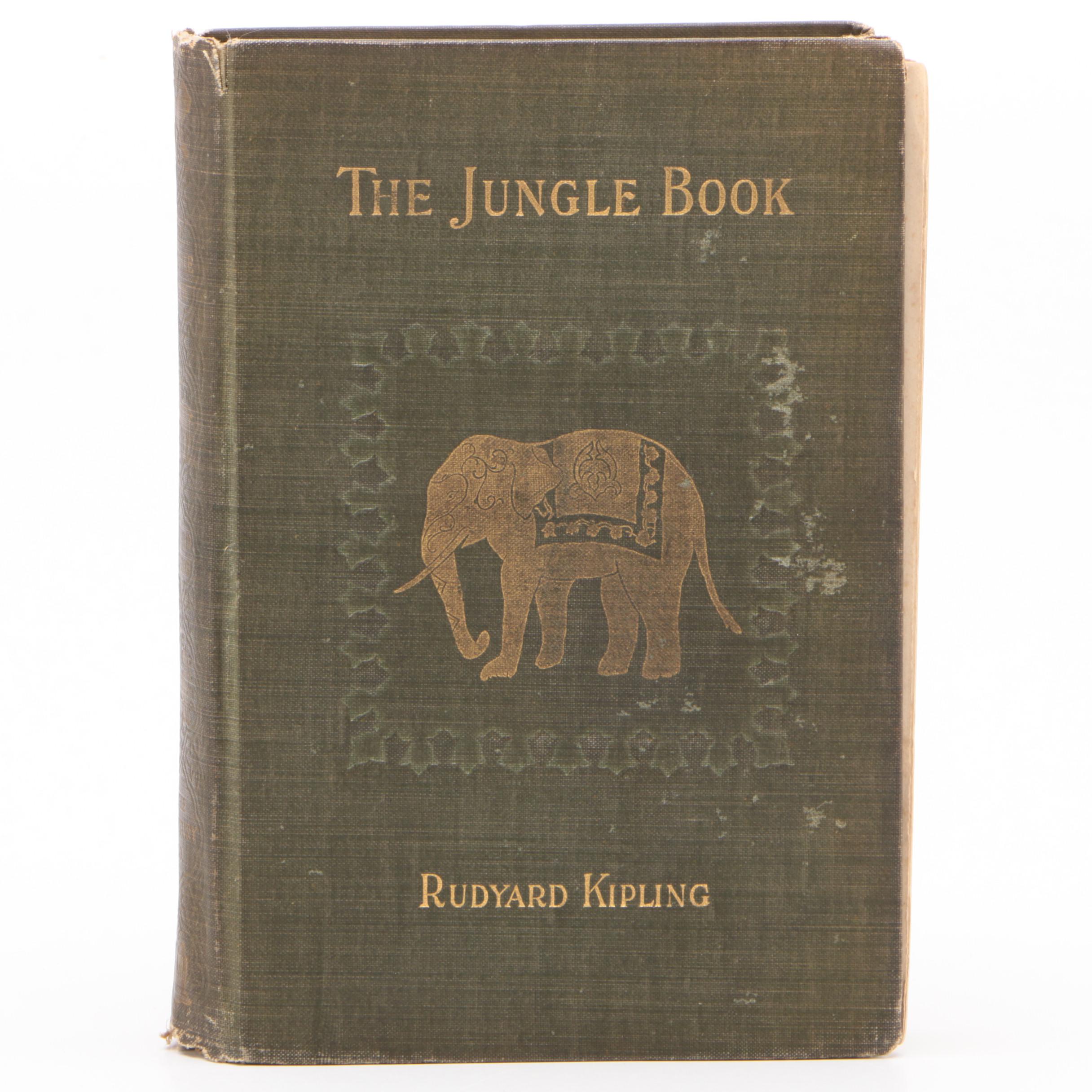 First American Edition "The Jungle Book" by Rudyard Kipling, 1894