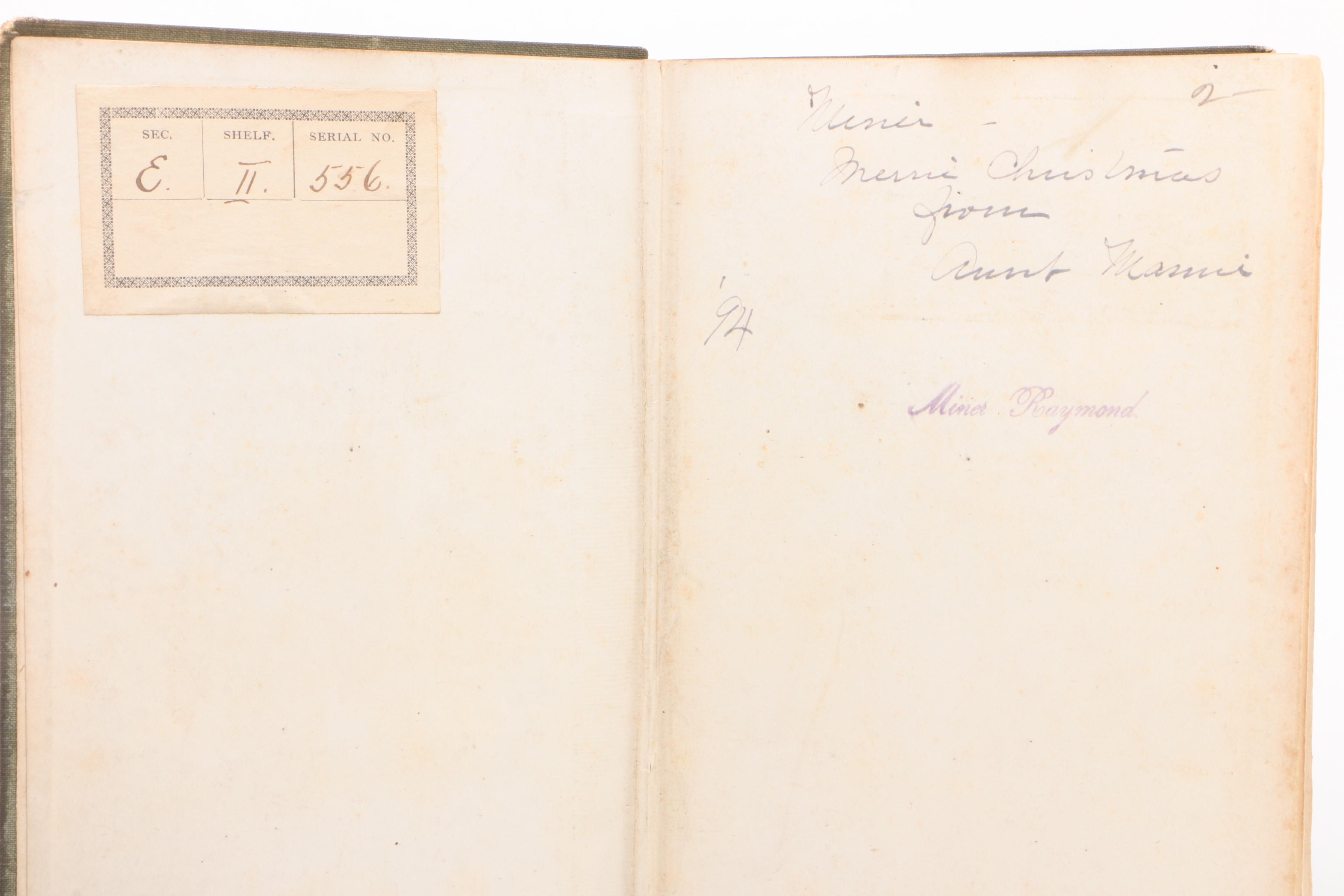 First American Edition "The Jungle Book" by Rudyard Kipling, 1894