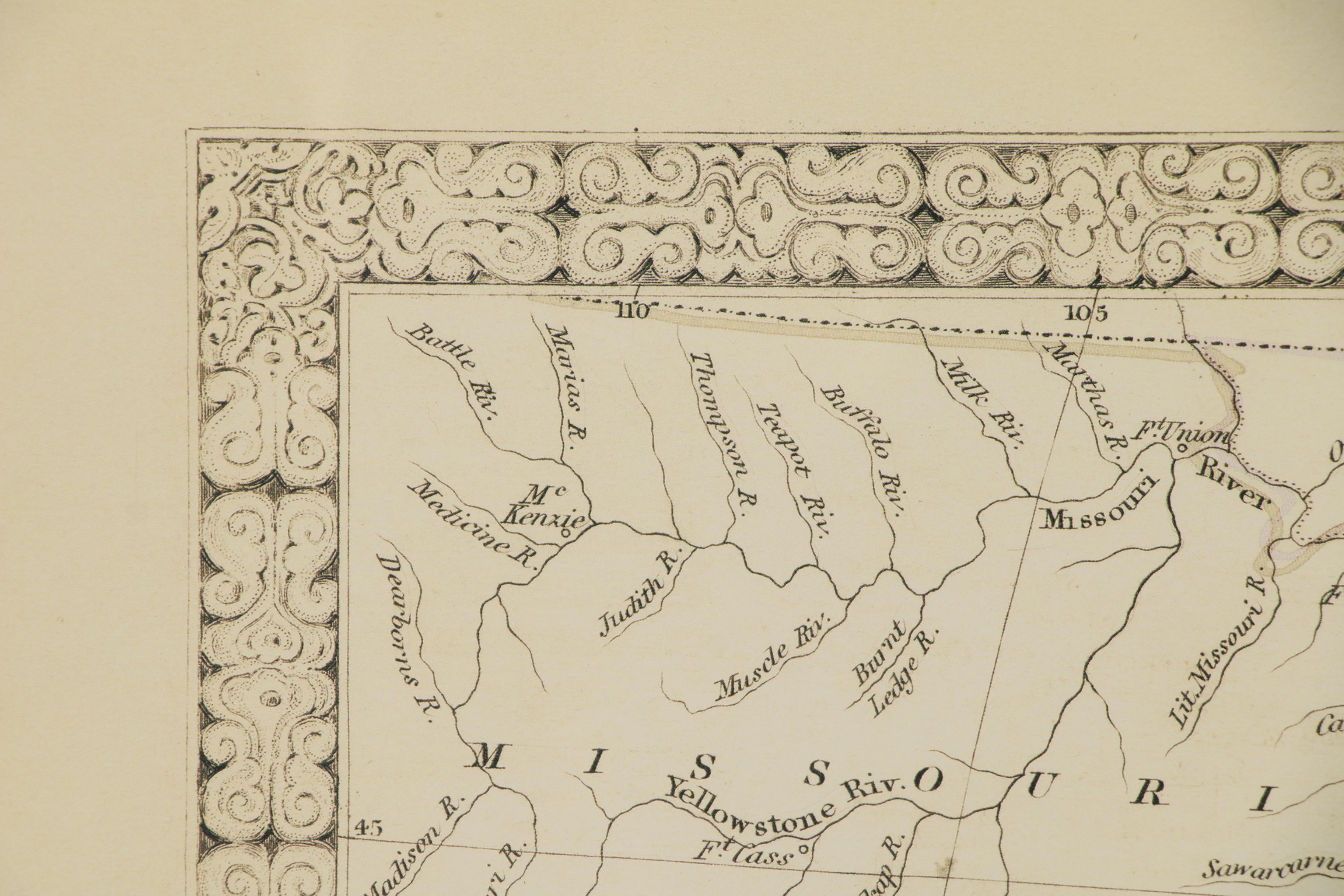 Giclée Map after John Tallis "1850 United States"