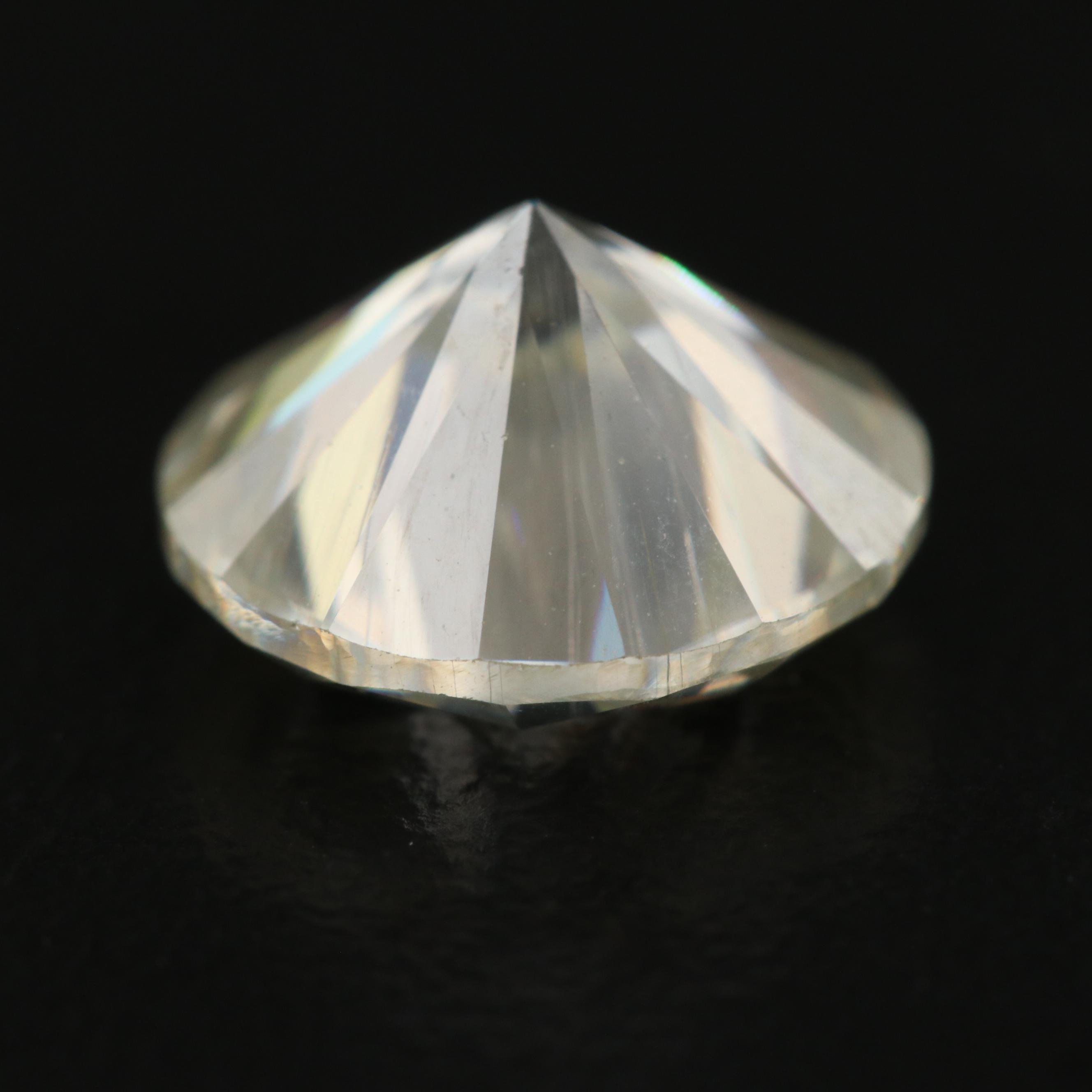 Loose Laboratory Grown Round Faceted Moissanite