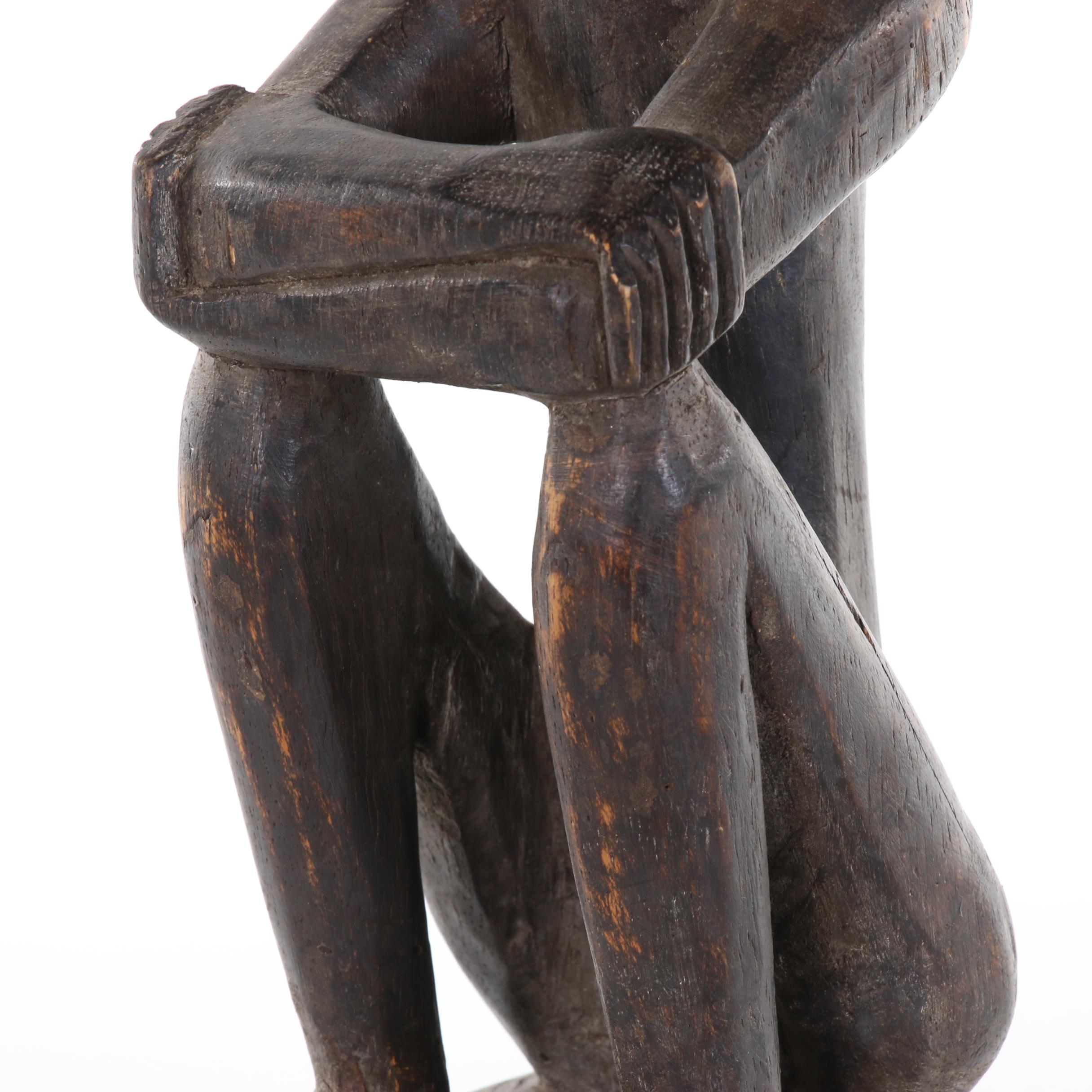 Ifugao "Bulul" Hand-Carved Wooden Statue, Philippines