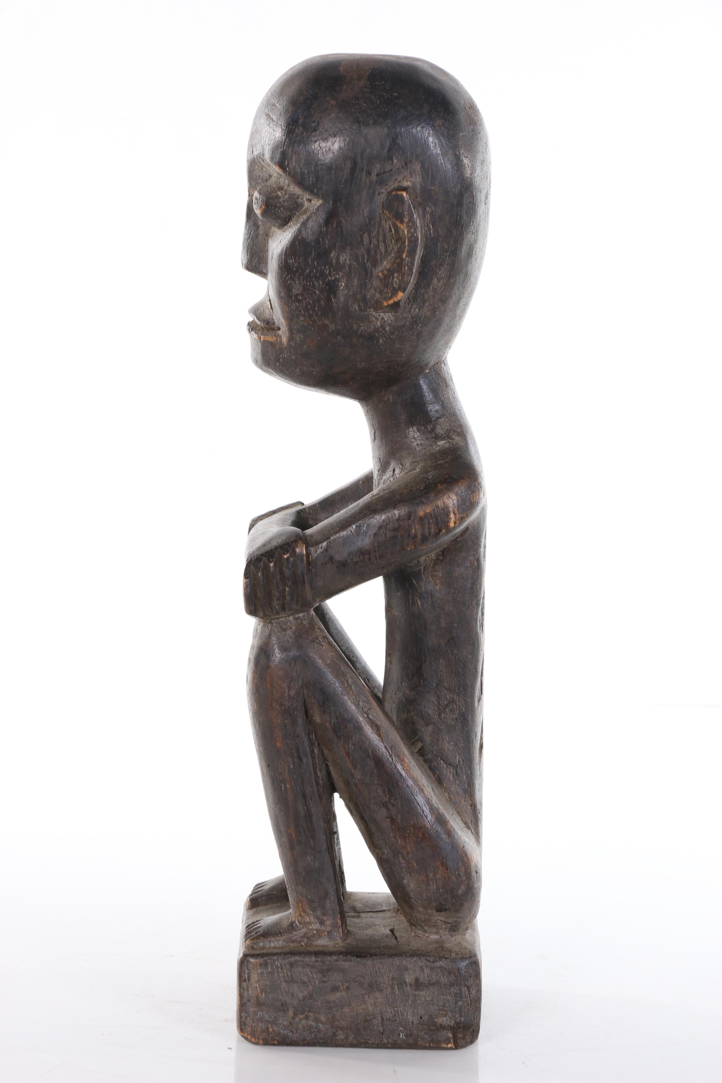 Ifugao "Bulul" Hand-Carved Wooden Statue, Philippines