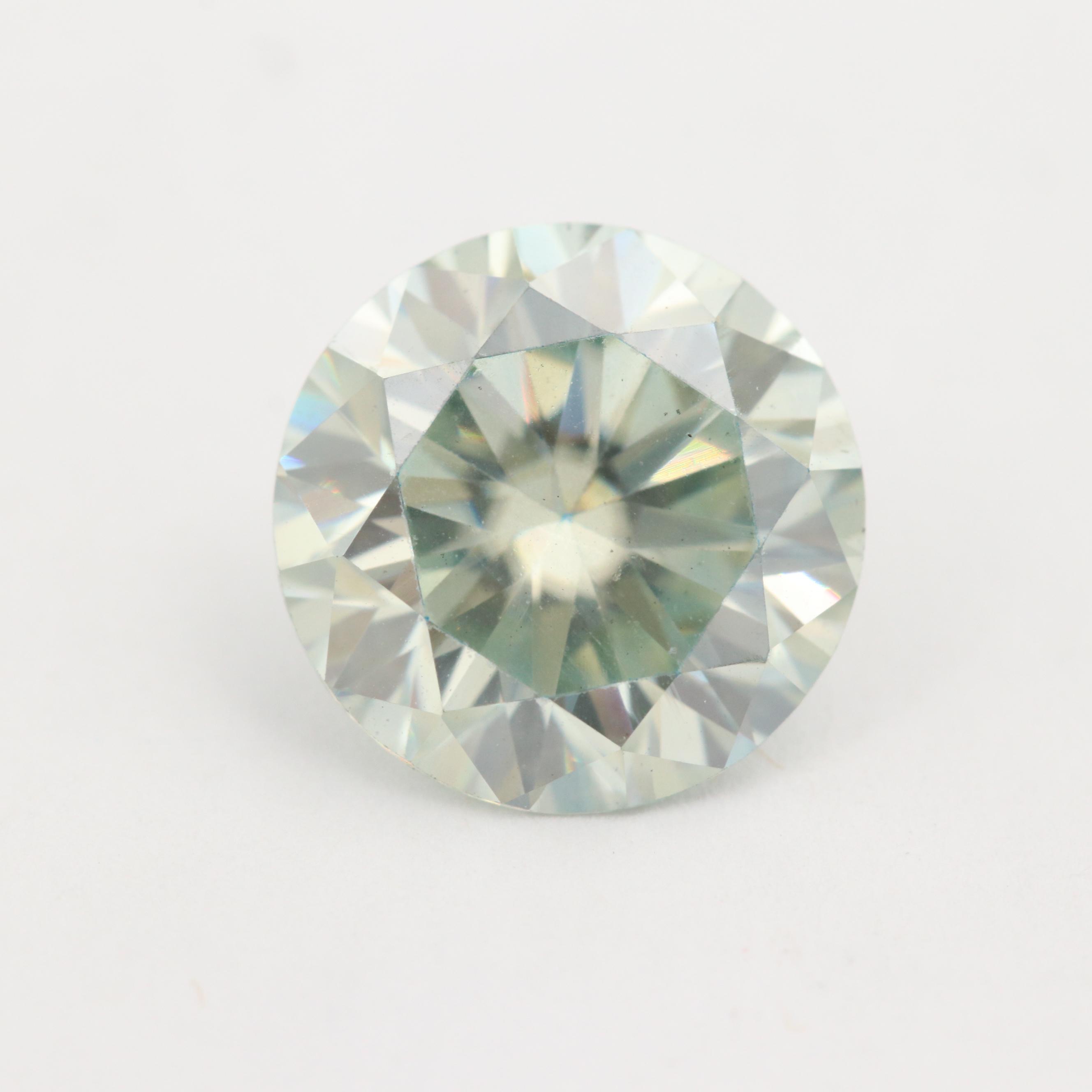 Loose Laboratory Grown Round Faceted Moissanite