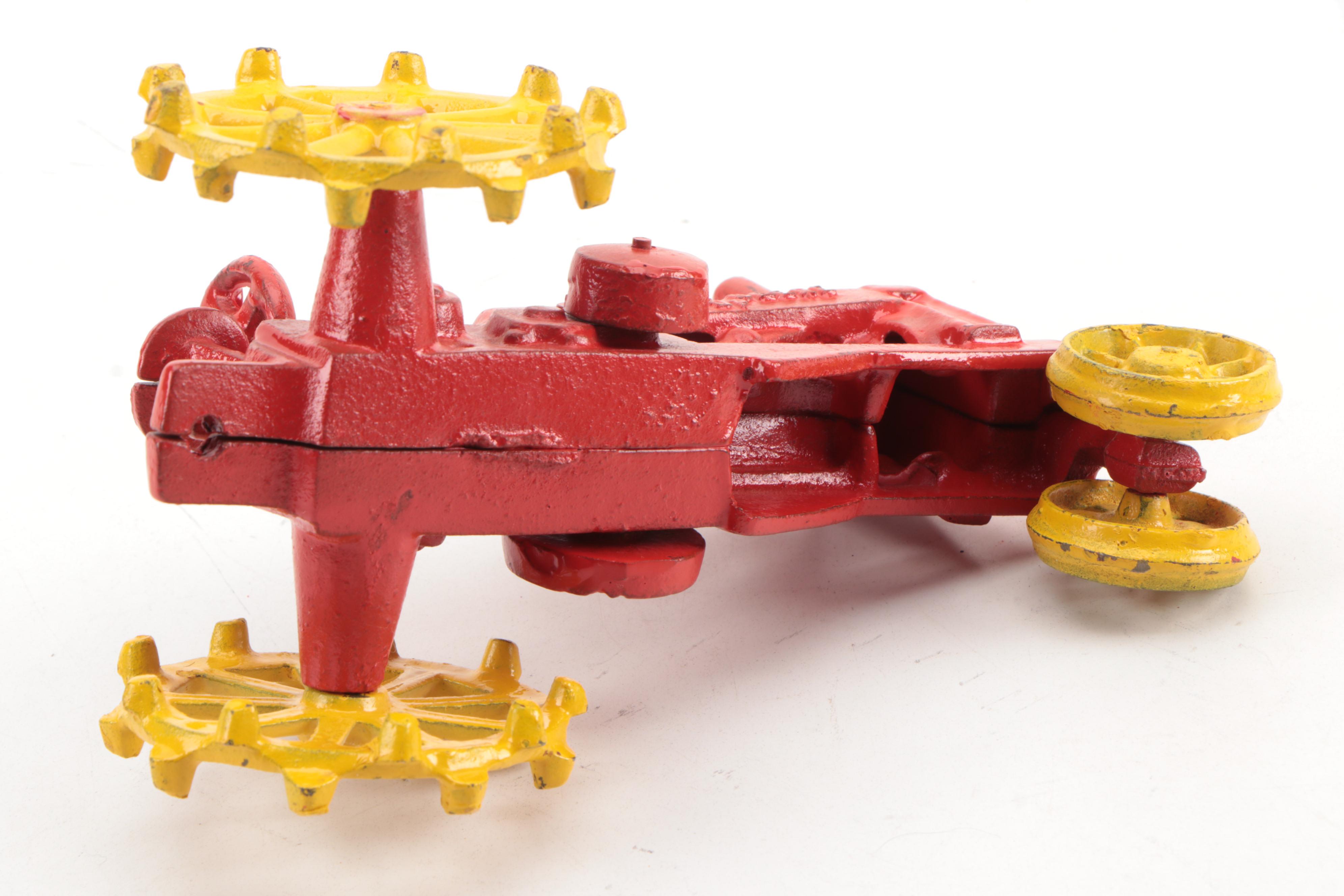 Ertl International and John Deere Farming Tractors with Cultivators/Spreaders