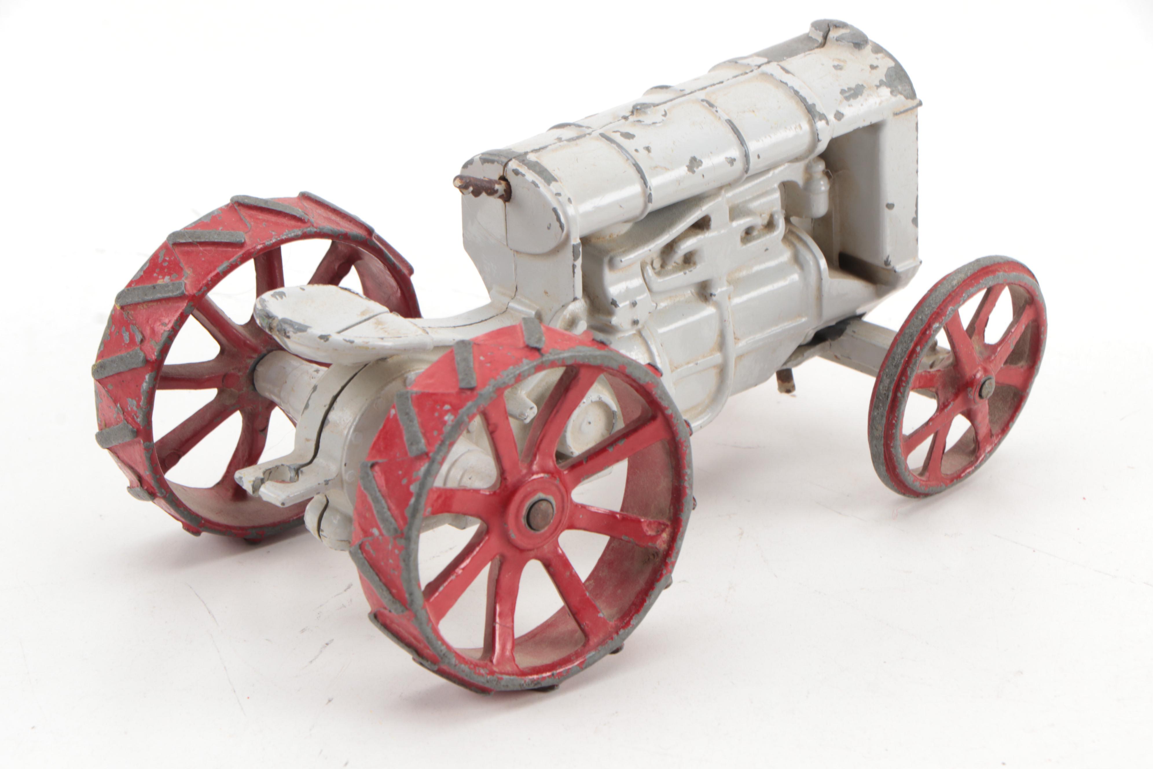 Ertl International and John Deere Farming Tractors with Cultivators/Spreaders