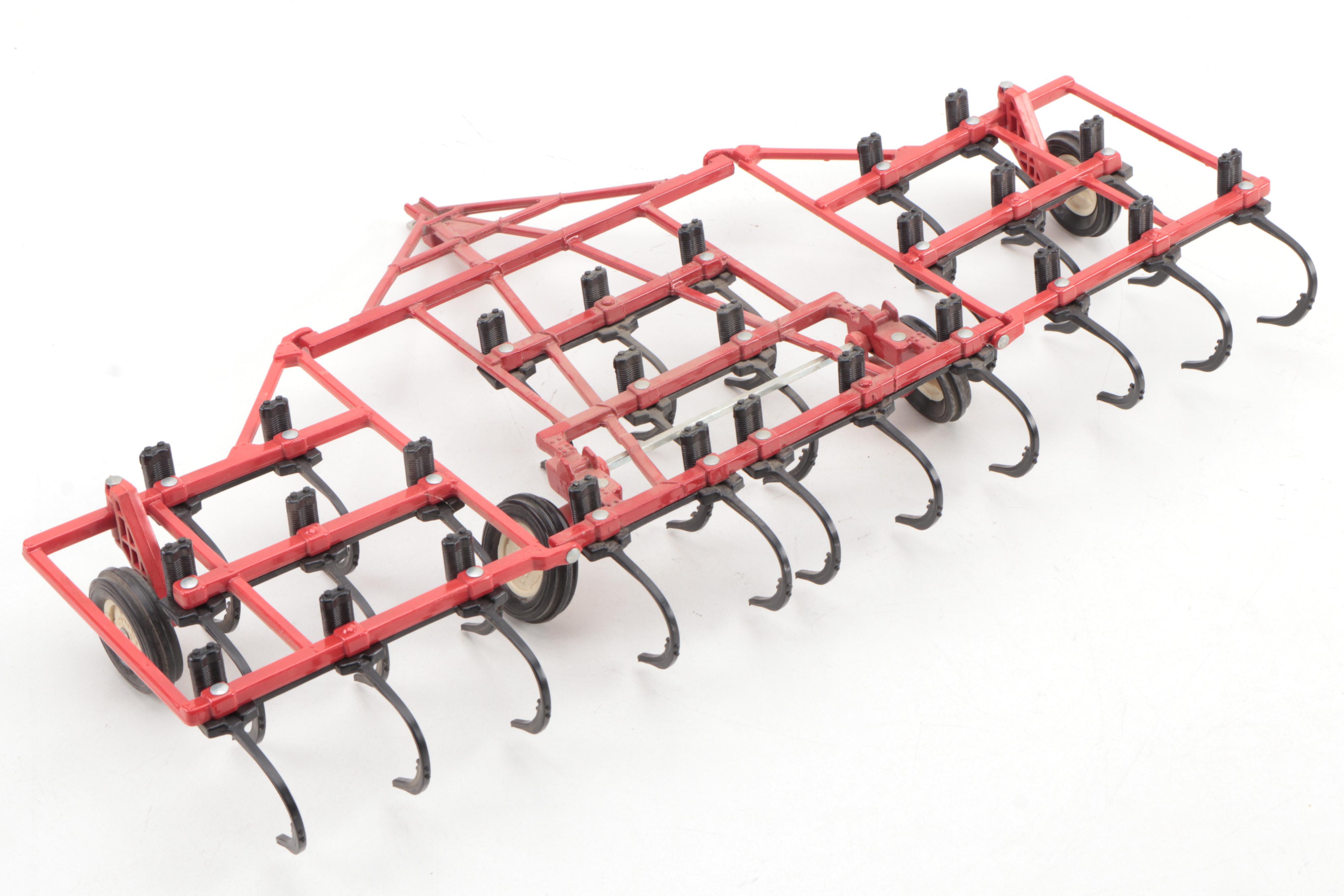 Ertl International and John Deere Farming Tractors with Cultivators/Spreaders