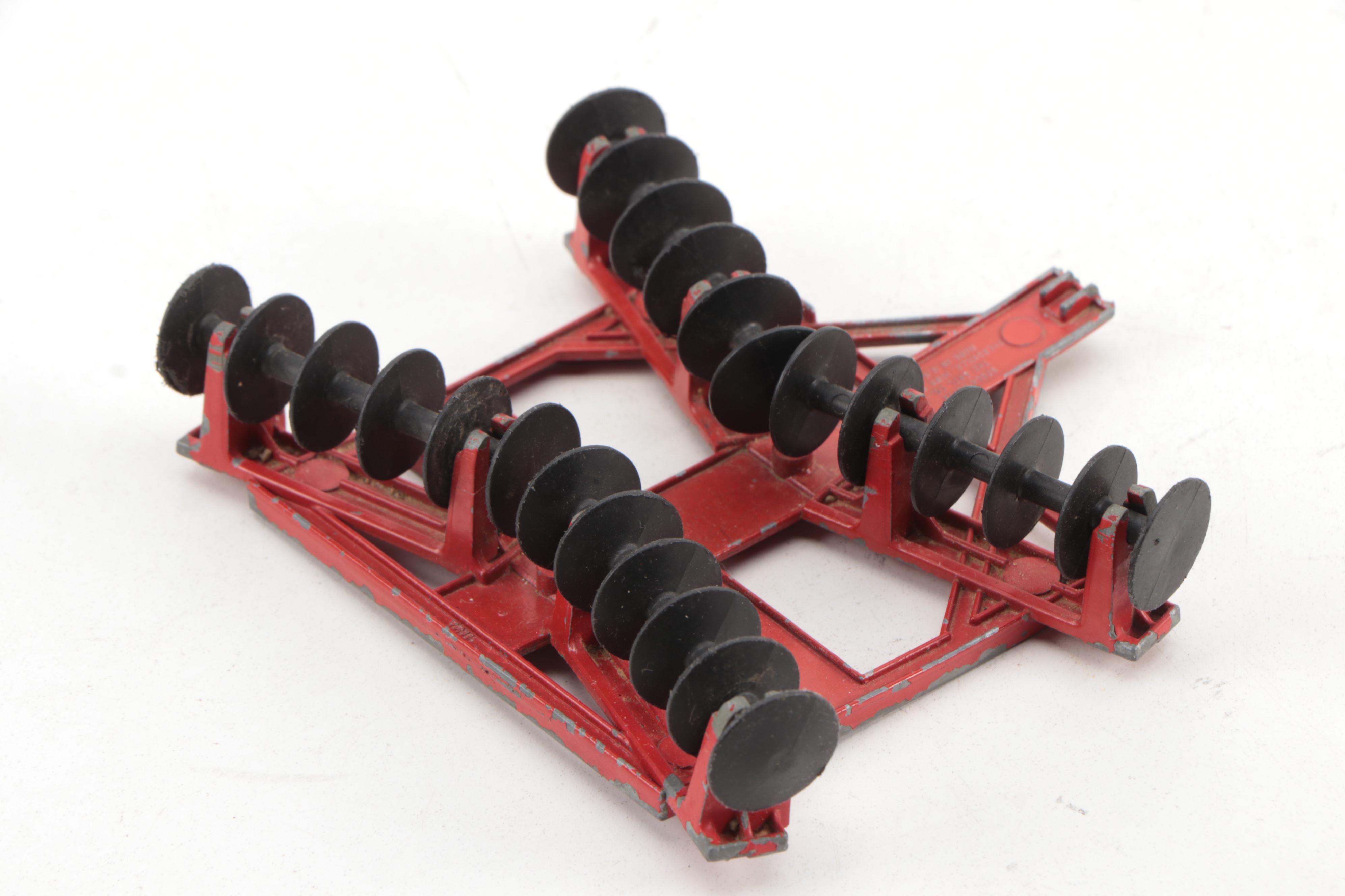 Ertl International and John Deere Farming Tractors with Cultivators/Spreaders