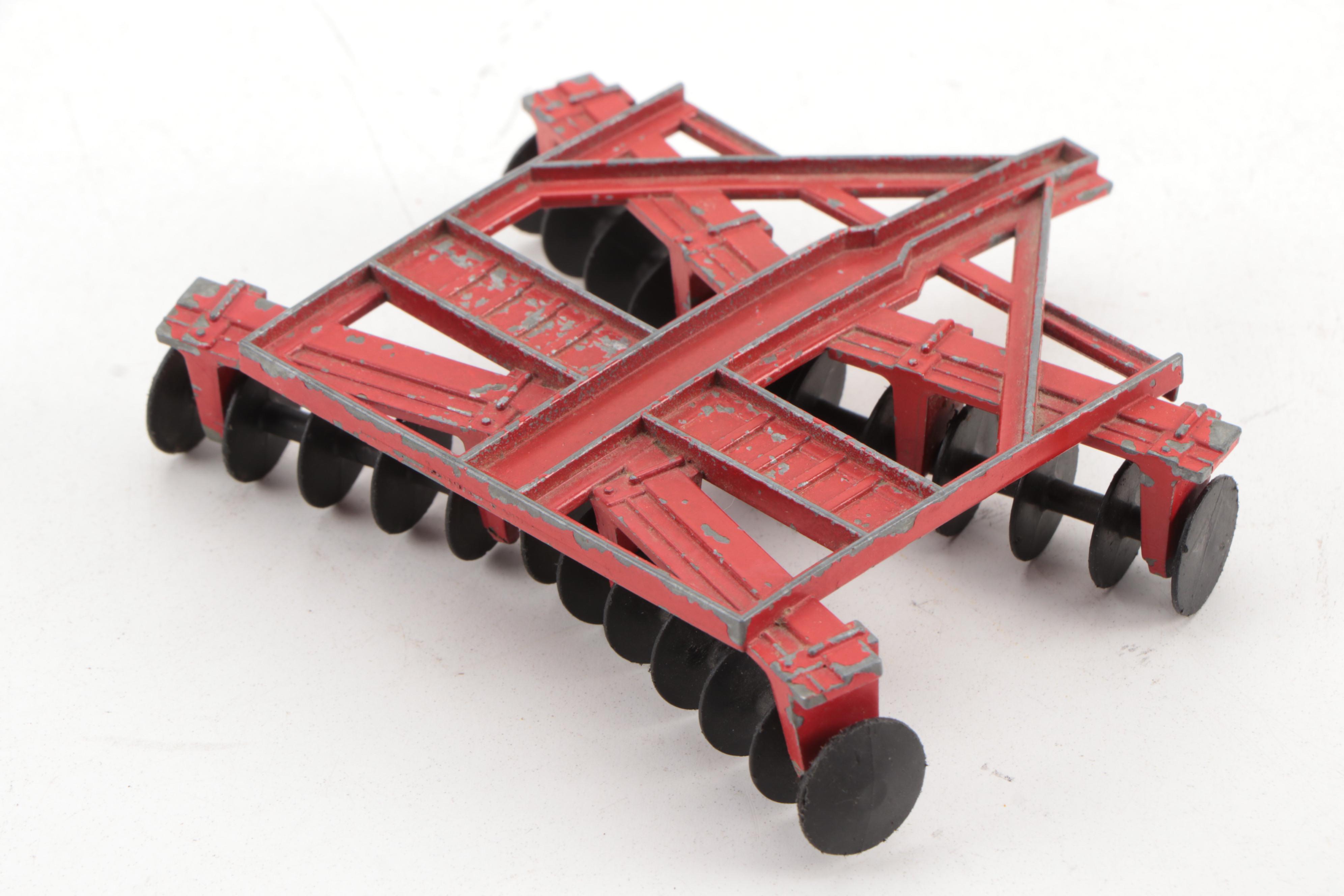 Ertl International and John Deere Farming Tractors with Cultivators/Spreaders