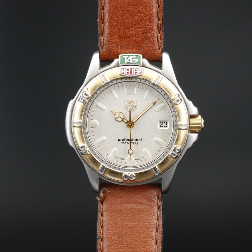 TAG Heuer 400 Series Two Tone 200 Meters Quartz Wristwatch