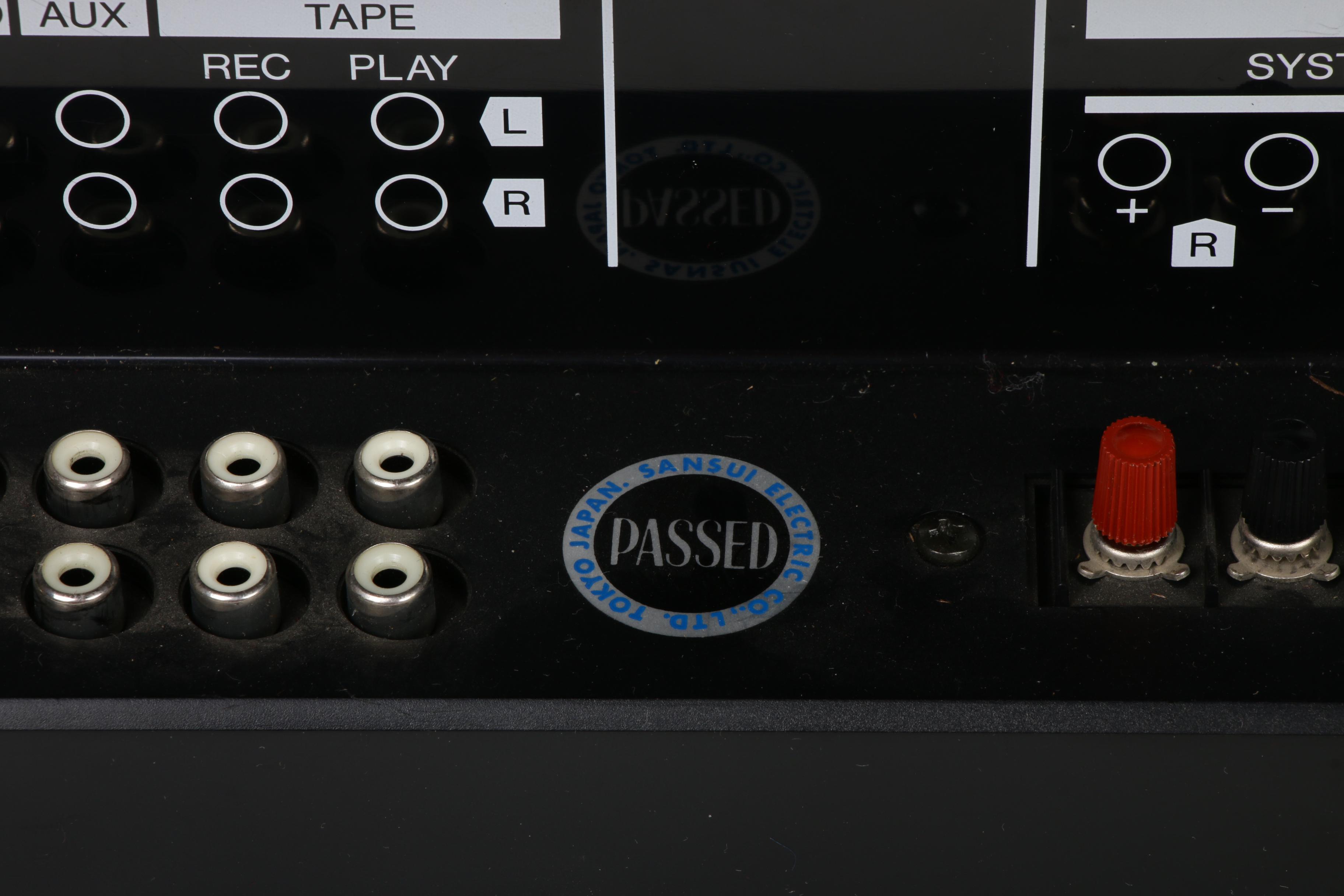 Sanyo TP-1020 Turntable and Sansui G-3500 Pure Power Stereo Receiver