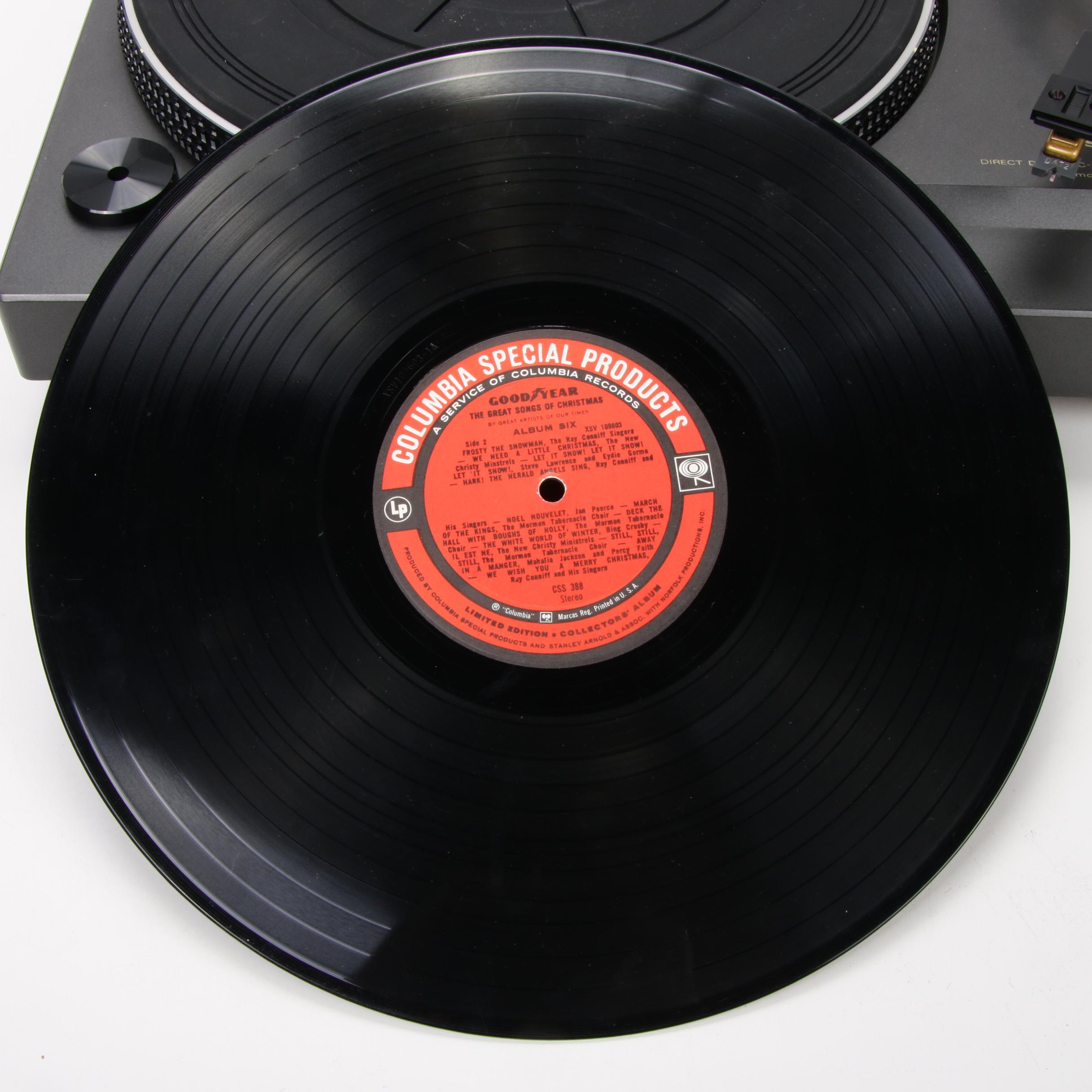 Sanyo TP-1020 Turntable and Sansui G-3500 Pure Power Stereo Receiver