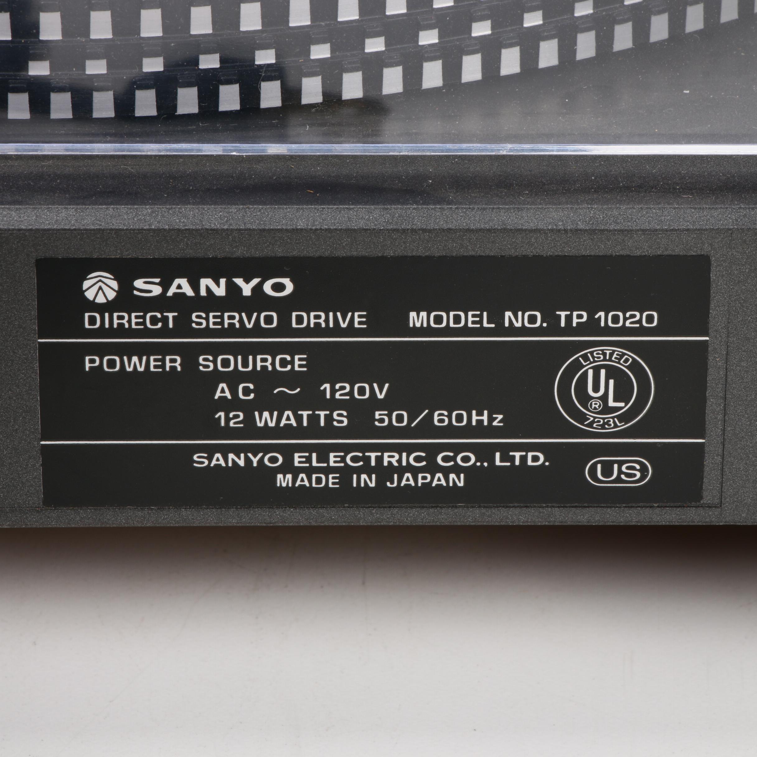 Sanyo TP-1020 Turntable and Sansui G-3500 Pure Power Stereo Receiver