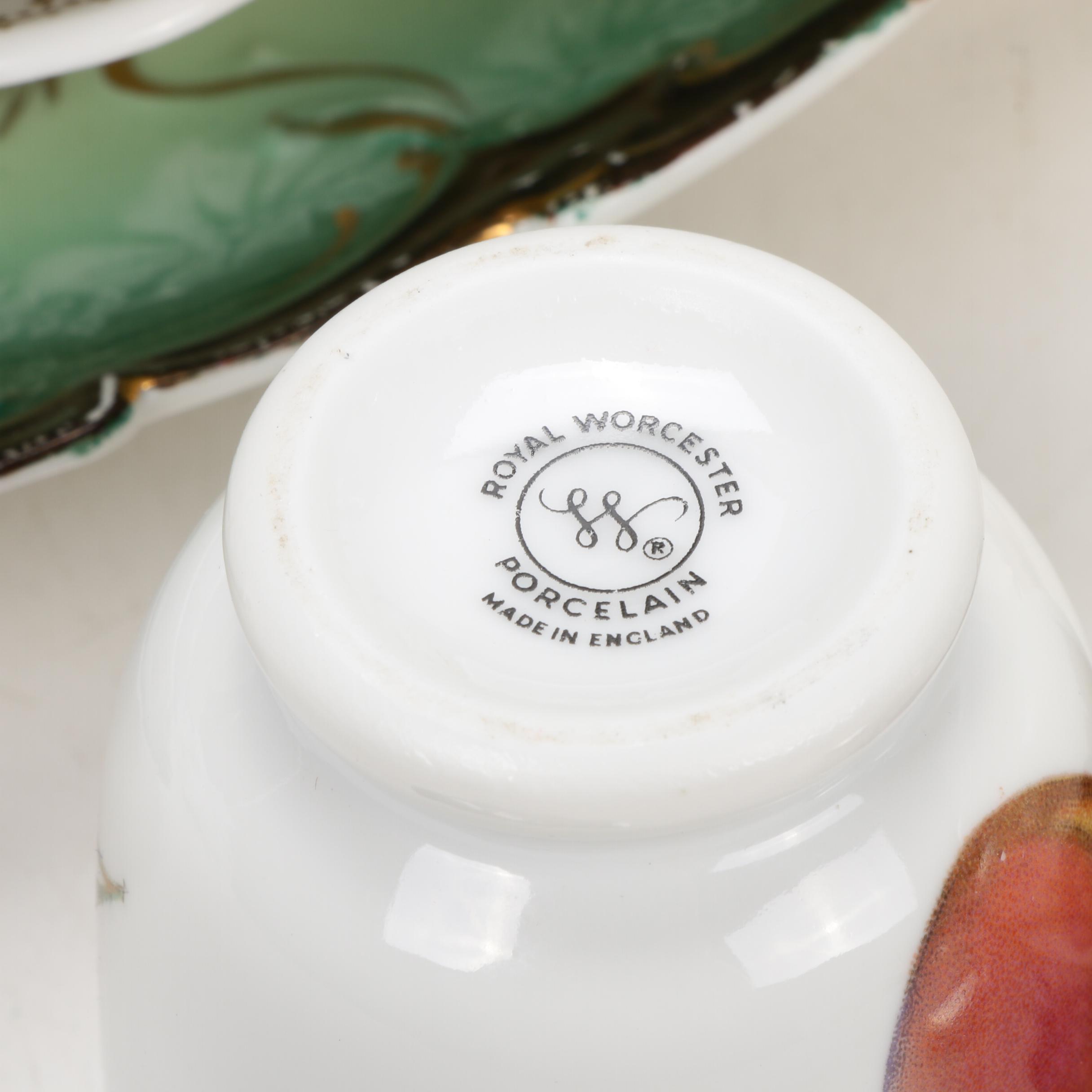 Jean Pouyat Limoges and Other Gilt Porcelain Plates and Serveware