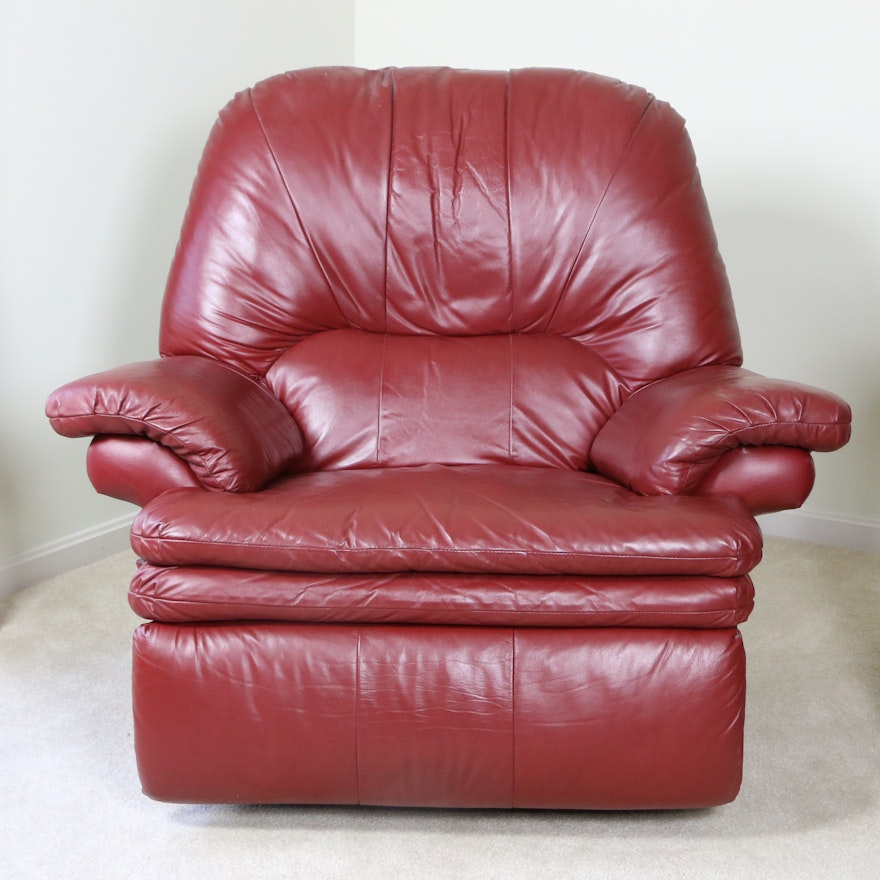 Faux Leather Reclining Chair with Relaxor Massage System