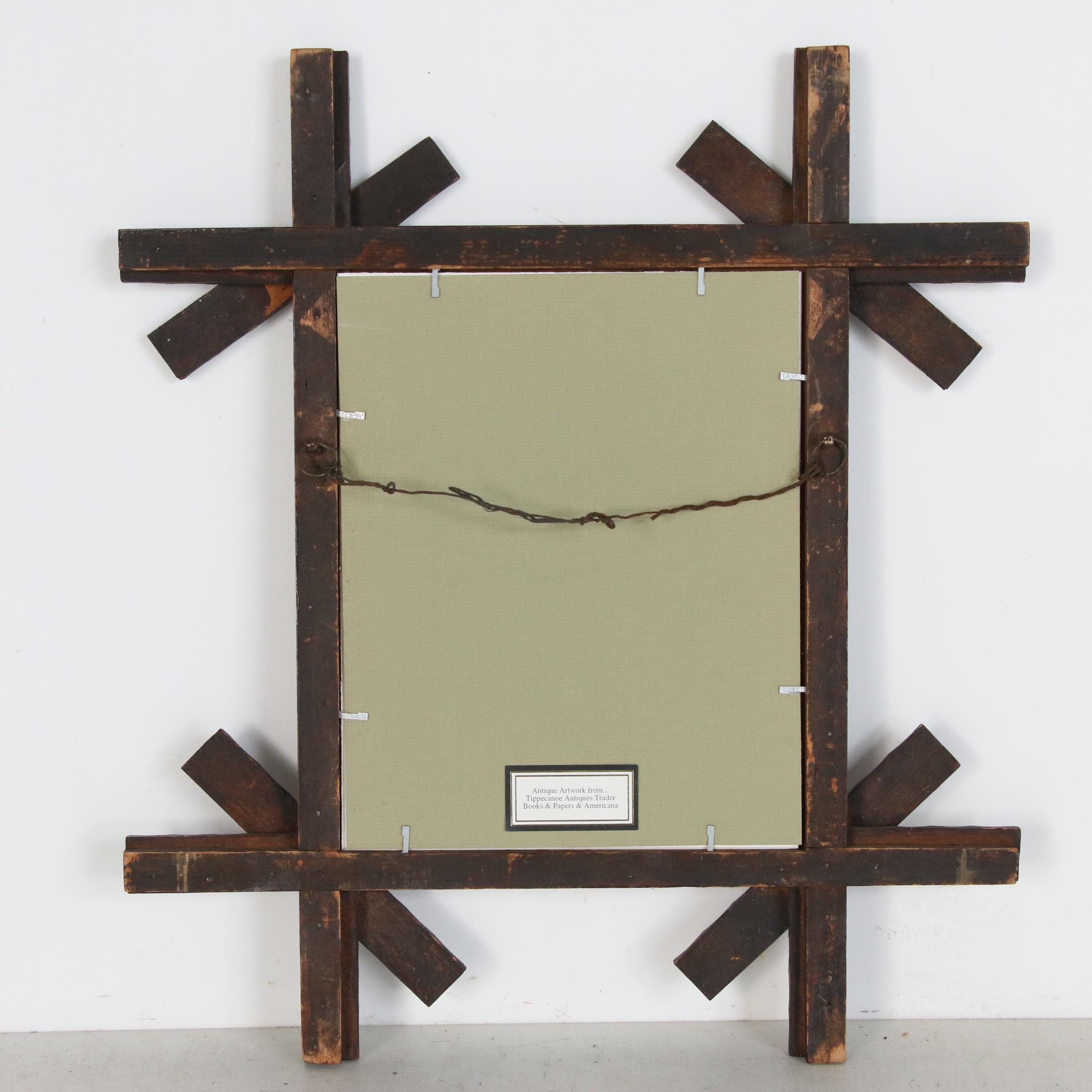 Colored Etching of French Vultures from "Illustrated Natural History," ca. 1880