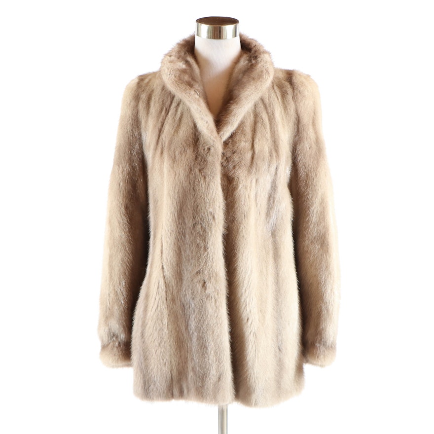 Megaris Furs at Gimbels Mink Fur Coat