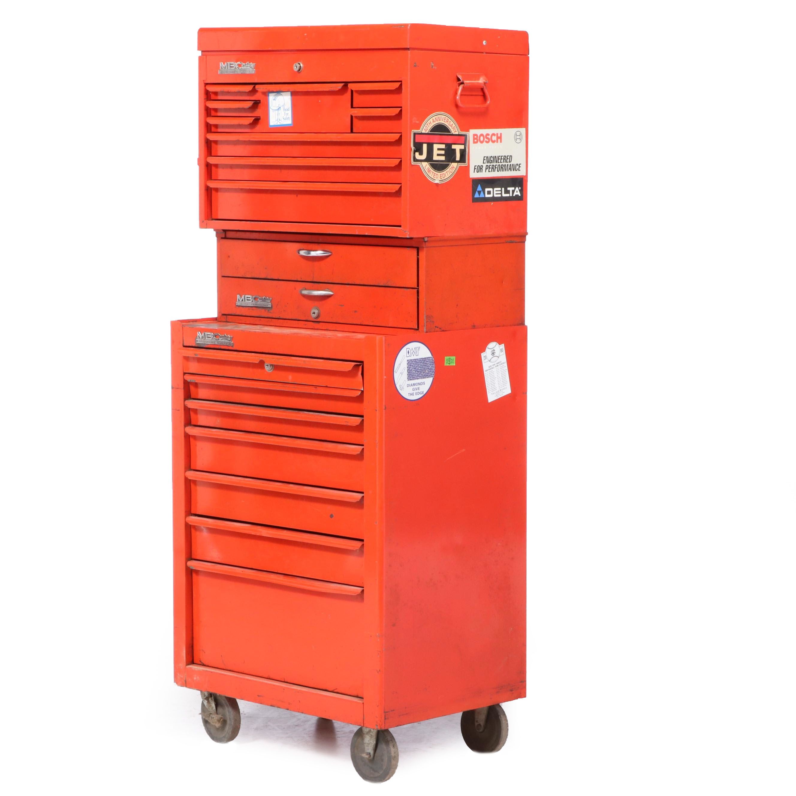 MB Century Metal Rolling Tool Chest