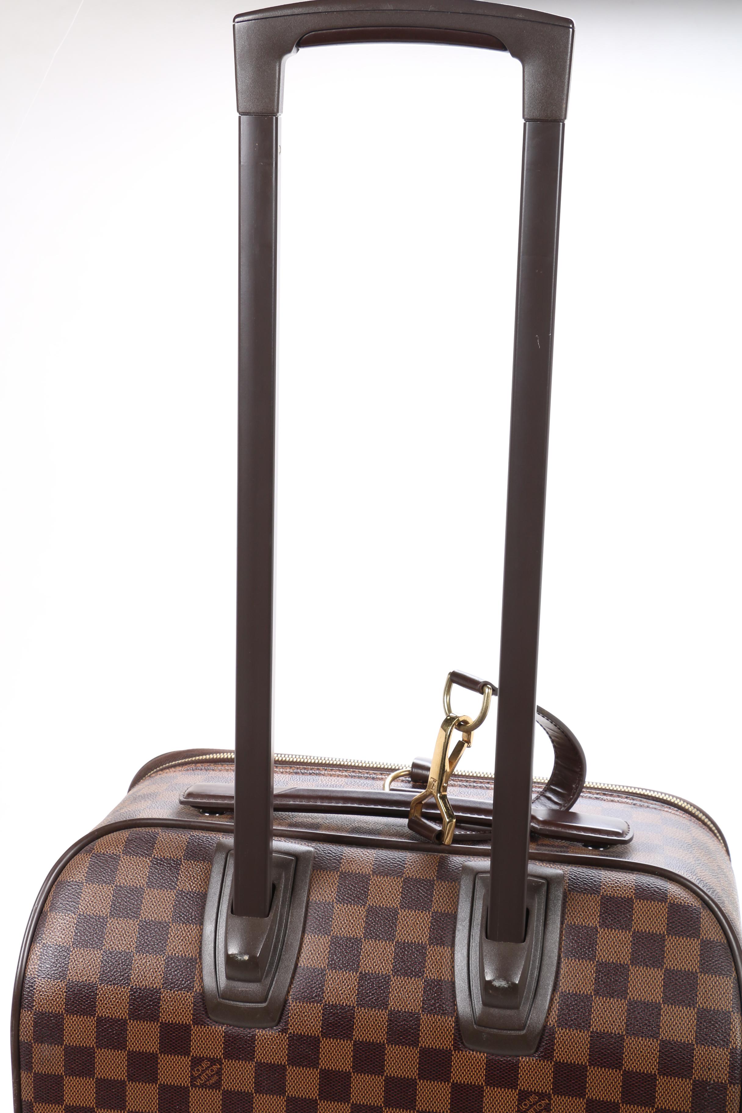 Louis Vuitton Pegase 55 Rolling Suitcase in Damier Ebene Canvas