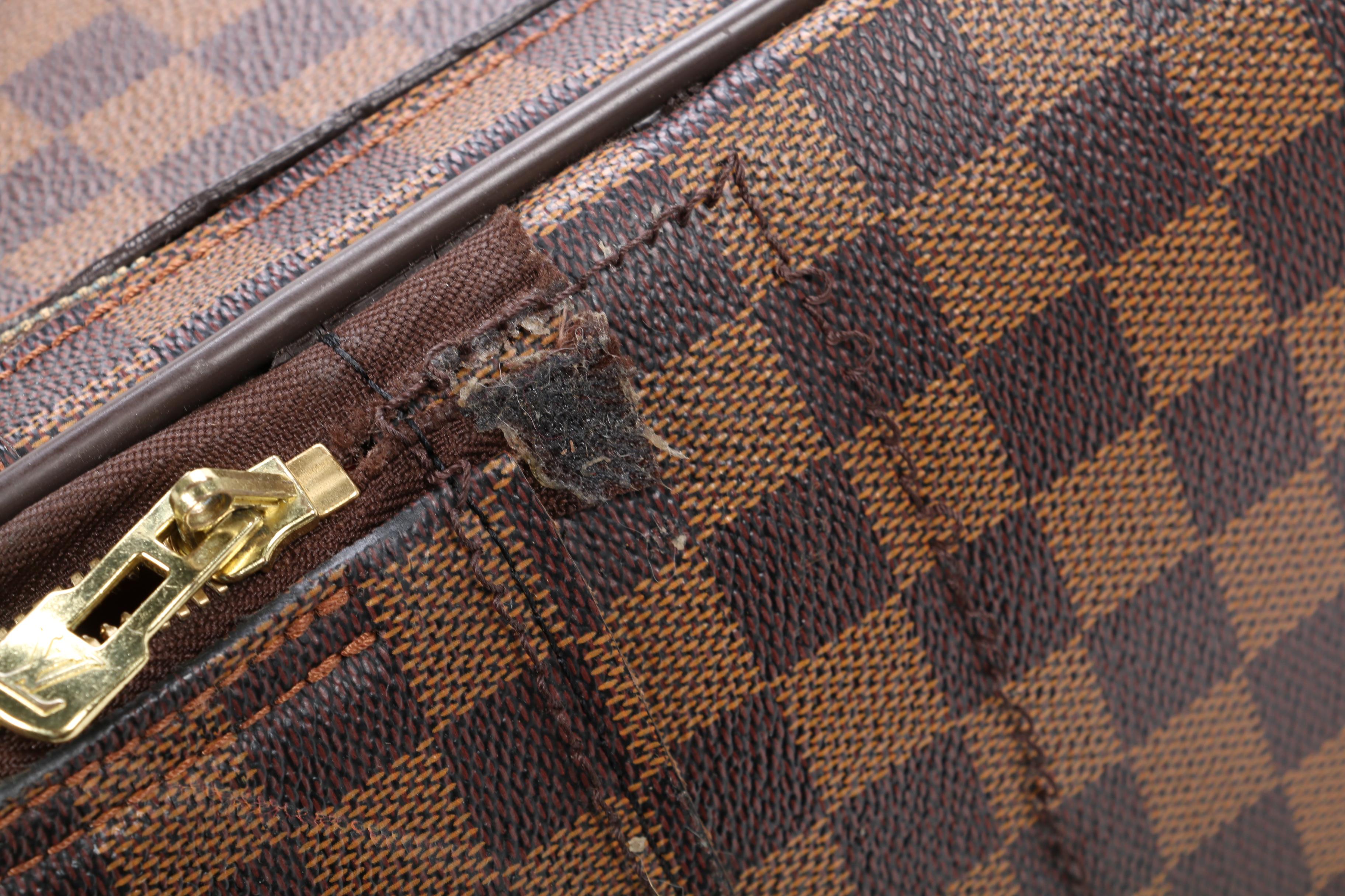 Louis Vuitton Pegase 55 Rolling Suitcase in Damier Ebene Canvas