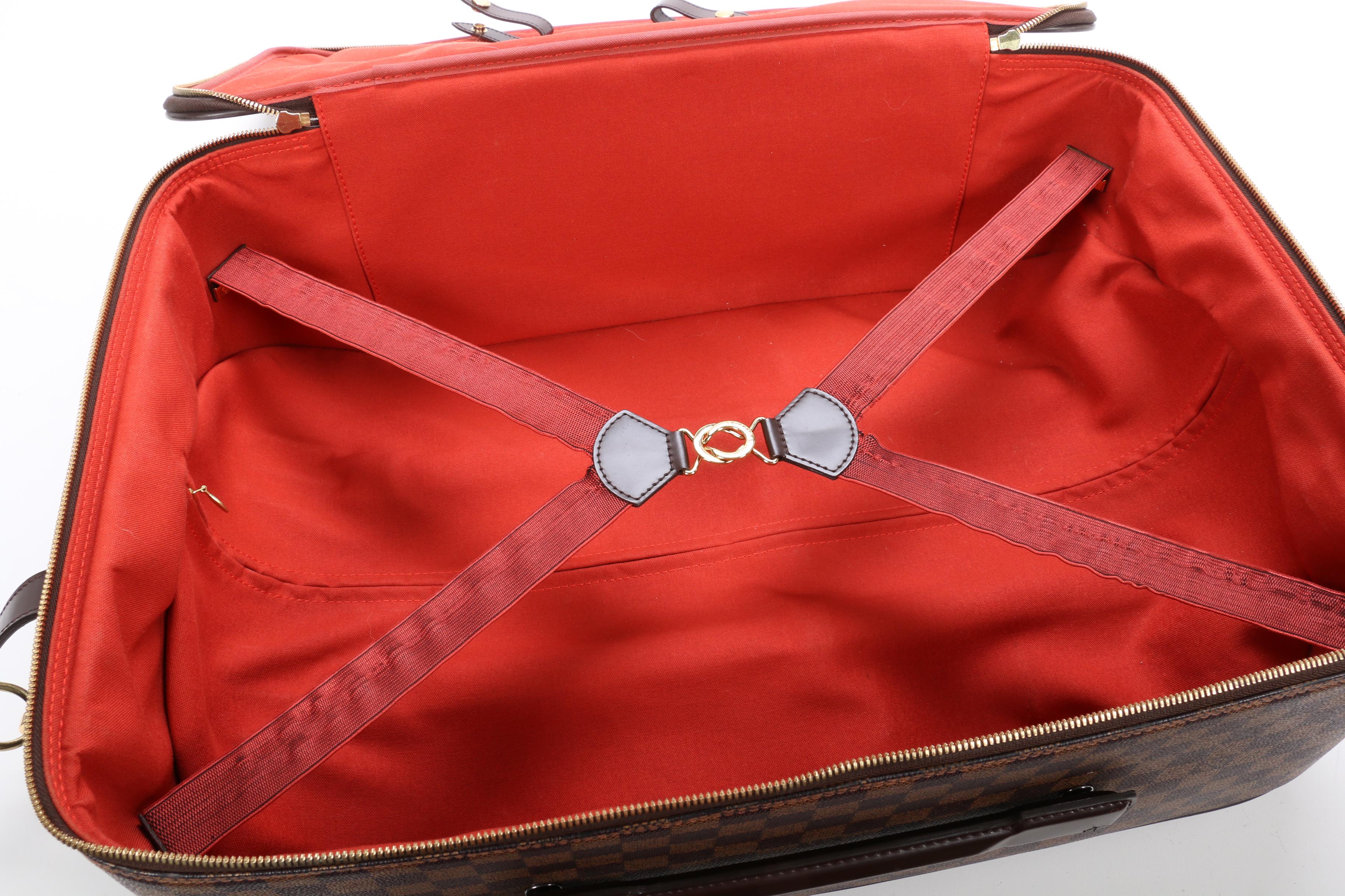 Louis Vuitton Pegase 55 Rolling Suitcase in Damier Ebene Canvas