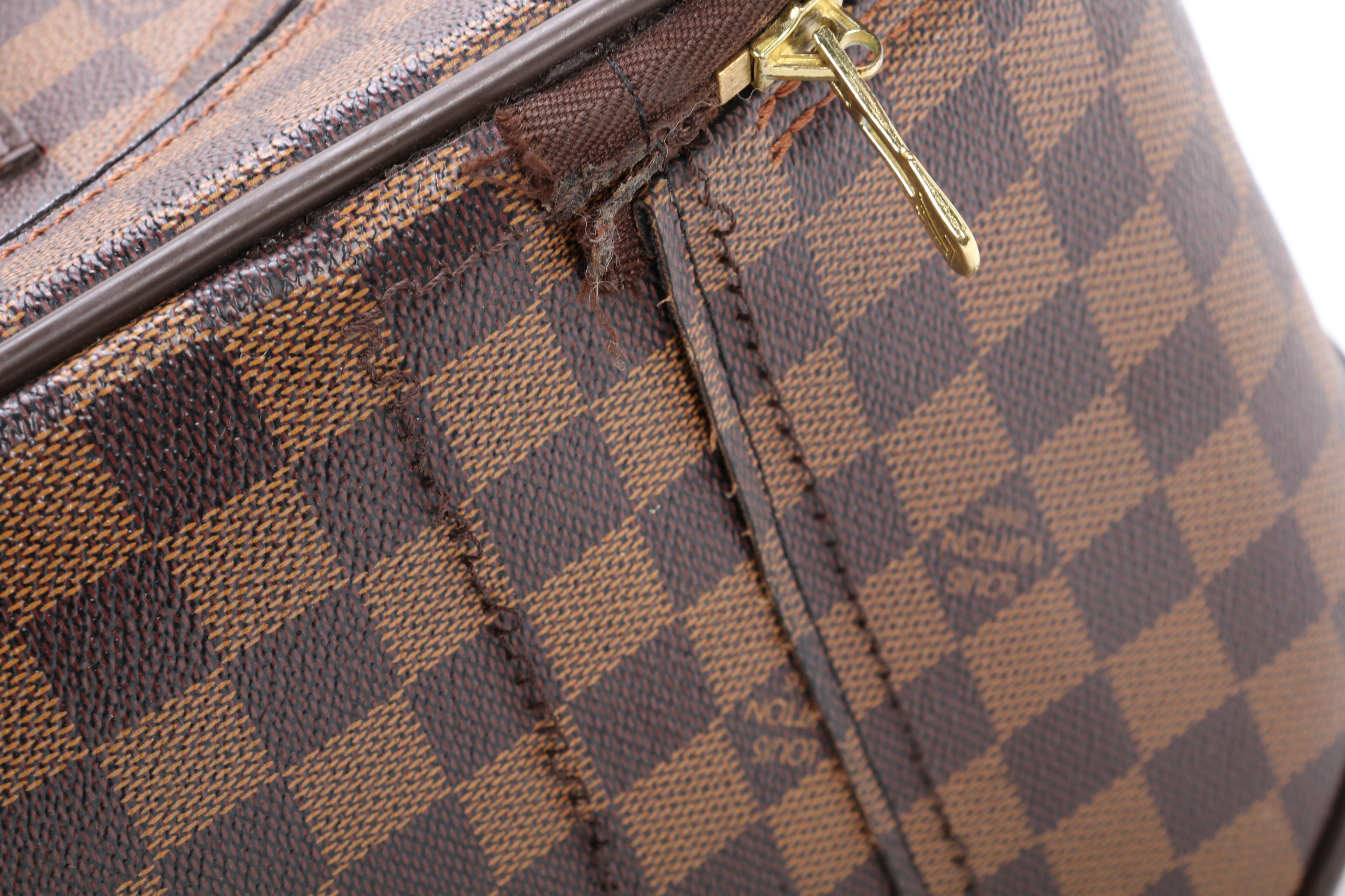 Louis Vuitton Pegase 55 Rolling Suitcase in Damier Ebene Canvas