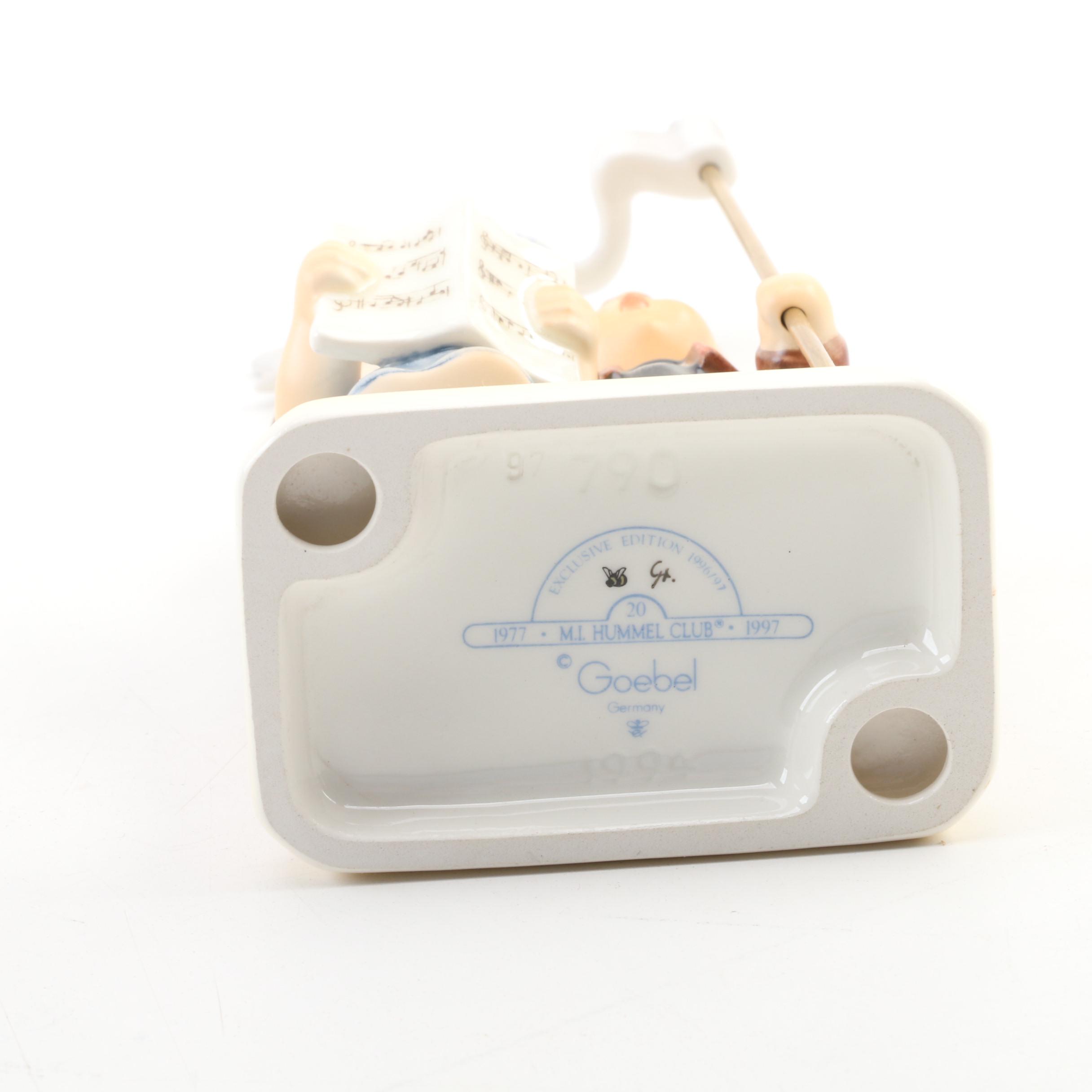 Goebel Hummel Porcelain Figurines Including "Little Visitor" and "Forever Yours"