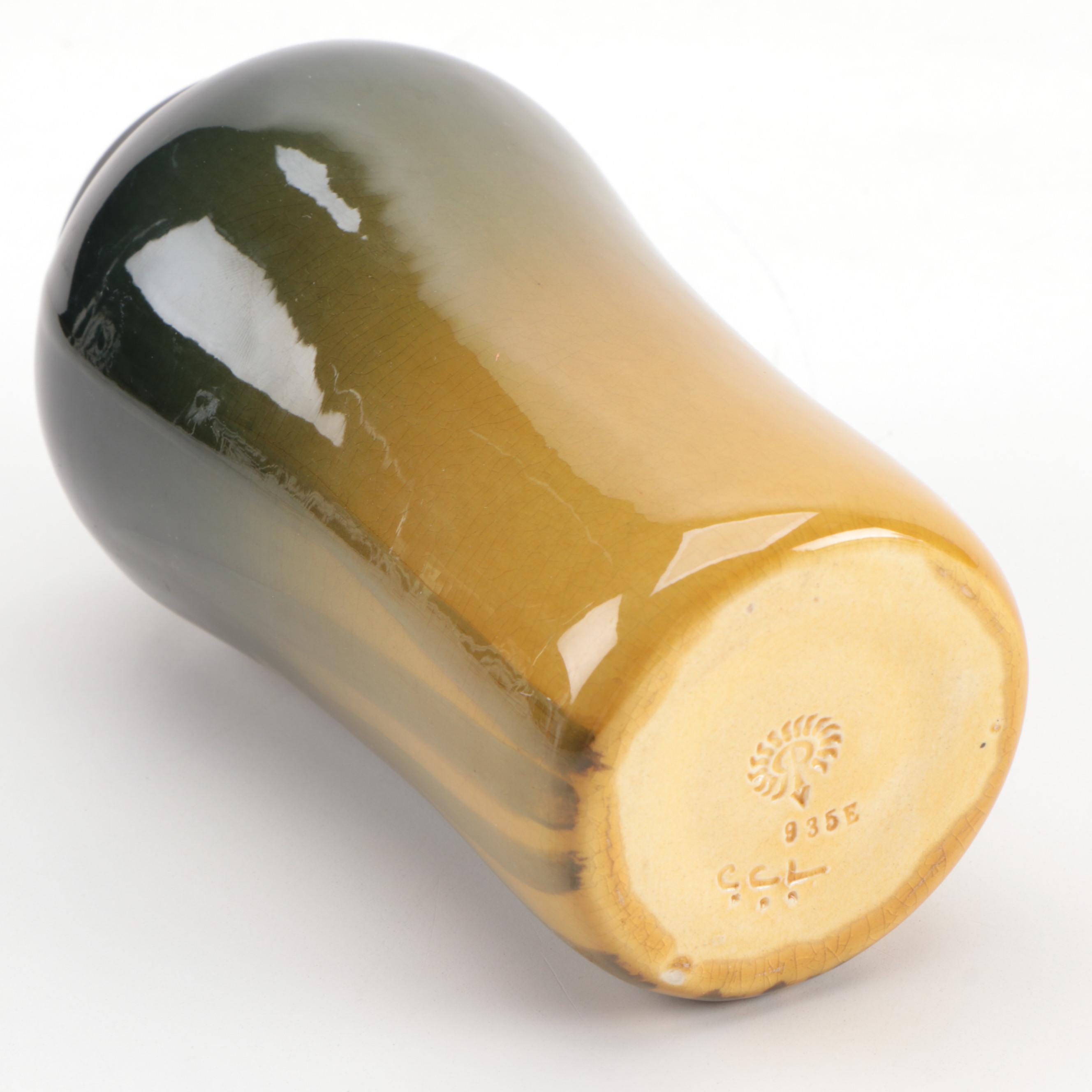 Clara Christina Linderman Rookwood Pottery Standard Glaze Vase, 1905