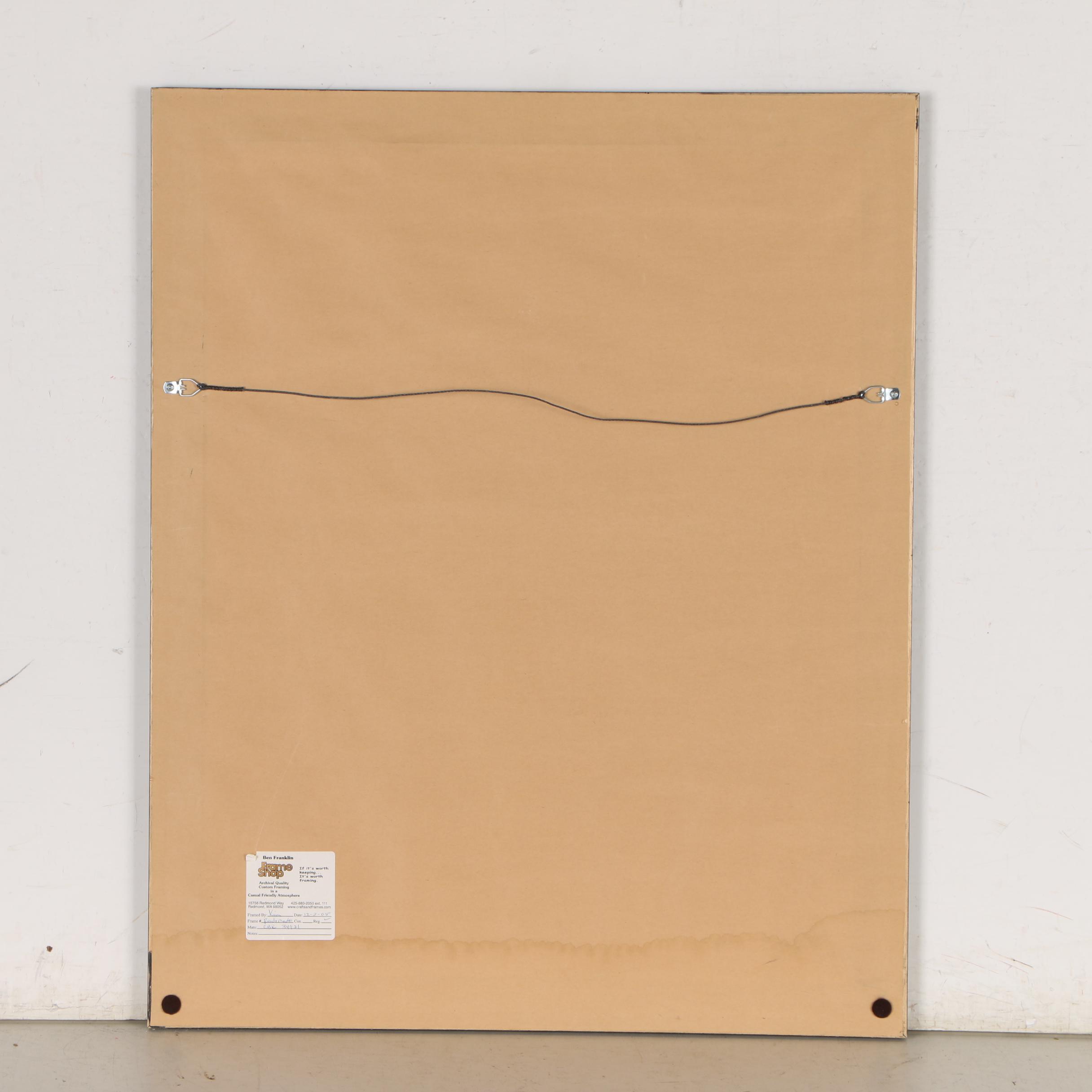 Chinese Ink Painting of Zhong Kui, Late 20th Century