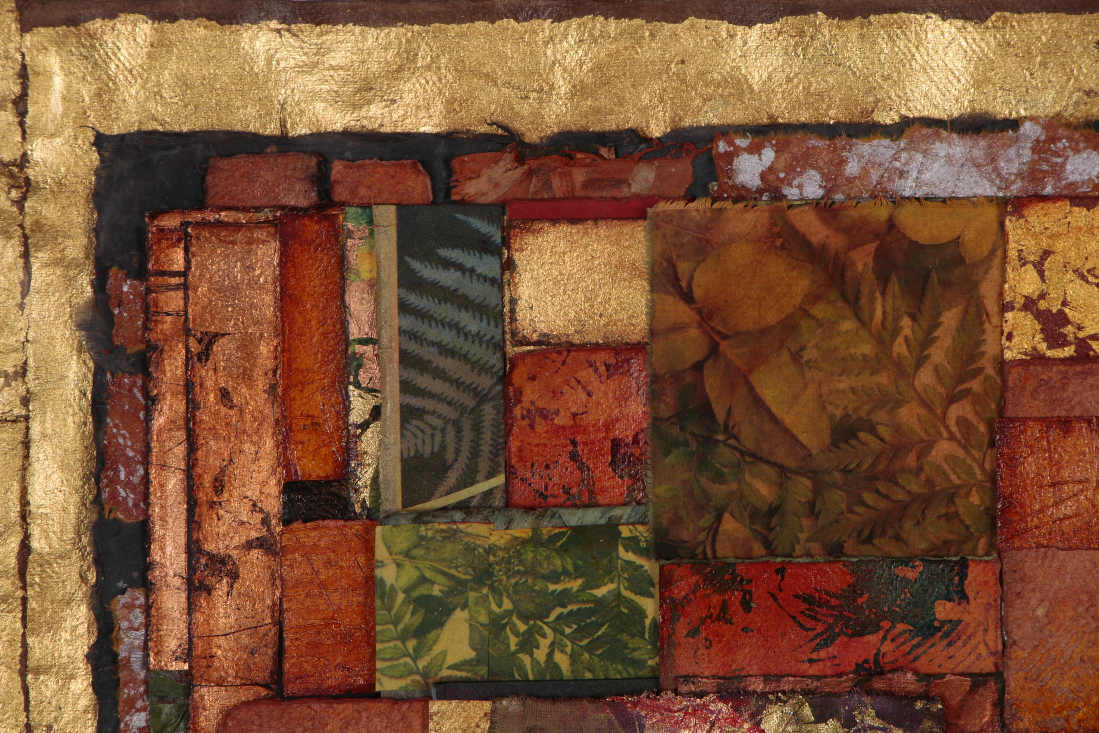 Betty Fulmer Mixed Media Composition "Edge of the Forest", Late 20th Century