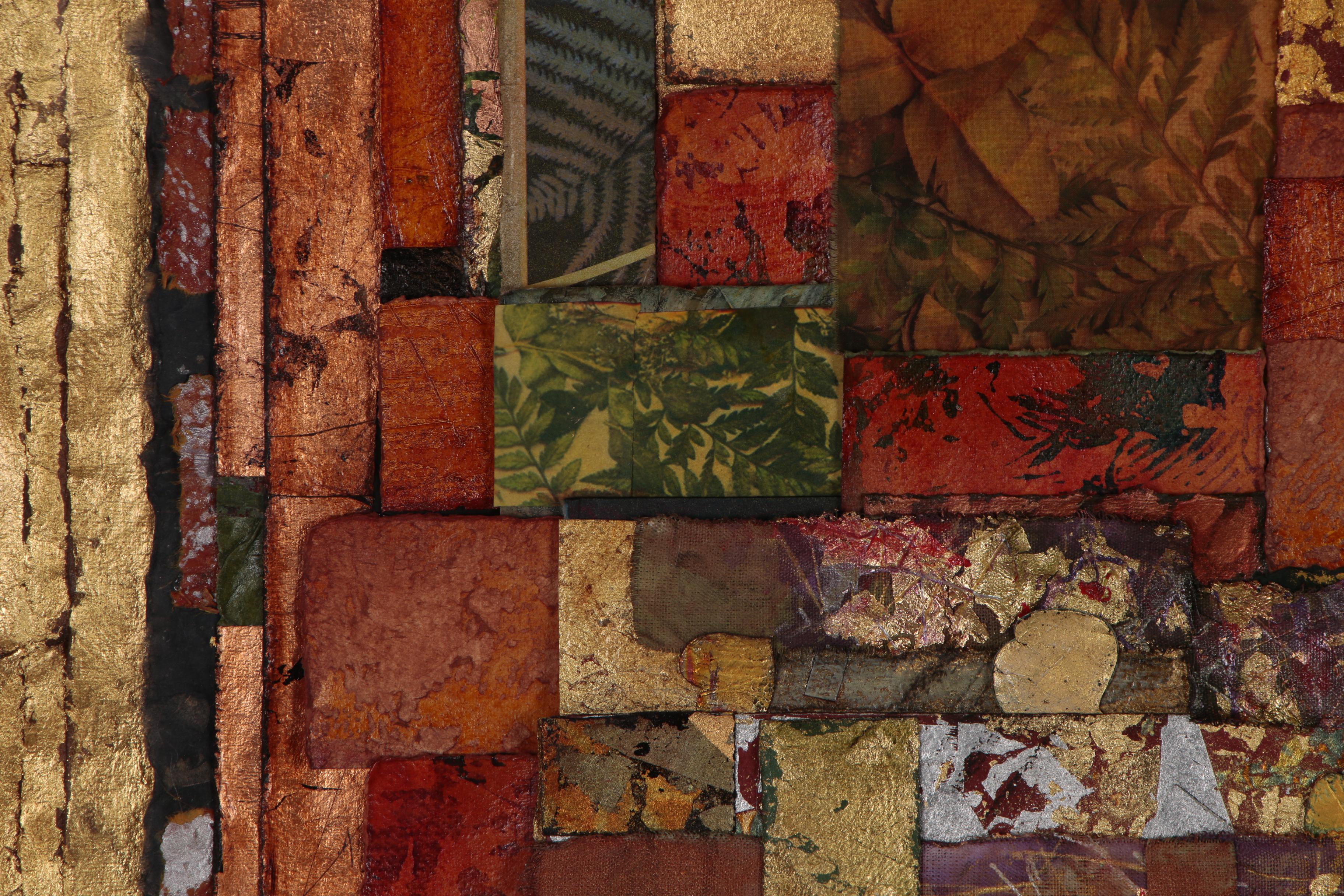 Betty Fulmer Mixed Media Composition "Edge of the Forest", Late 20th Century