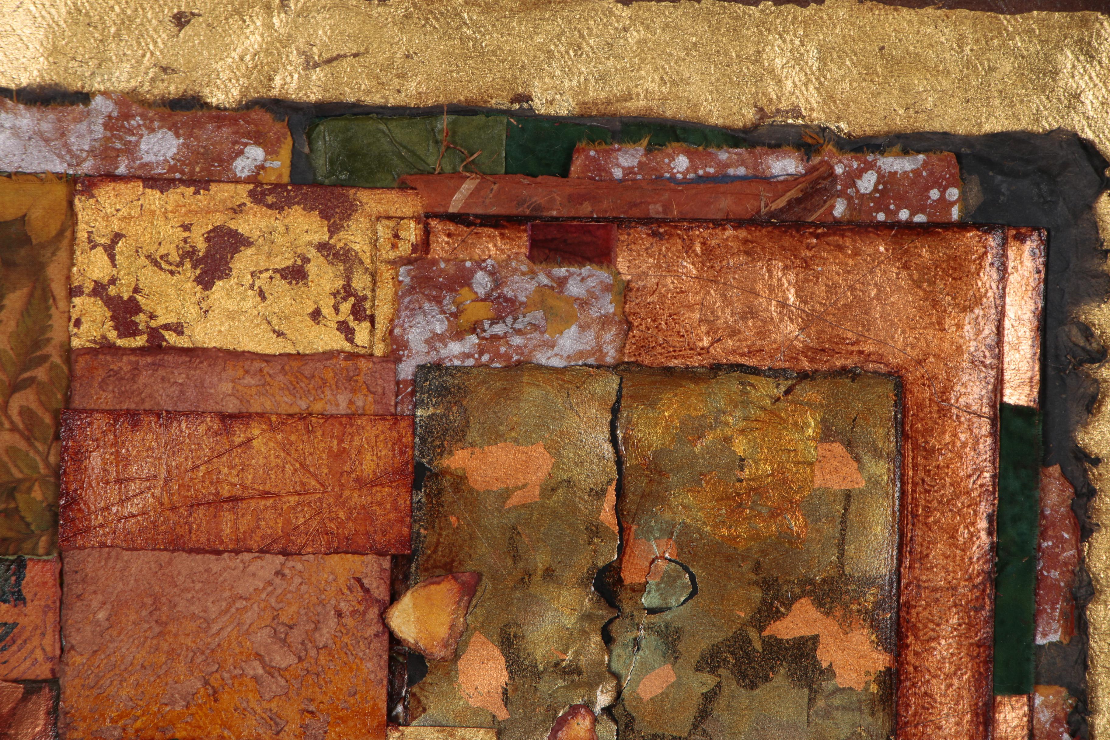 Betty Fulmer Mixed Media Composition "Edge of the Forest", Late 20th Century