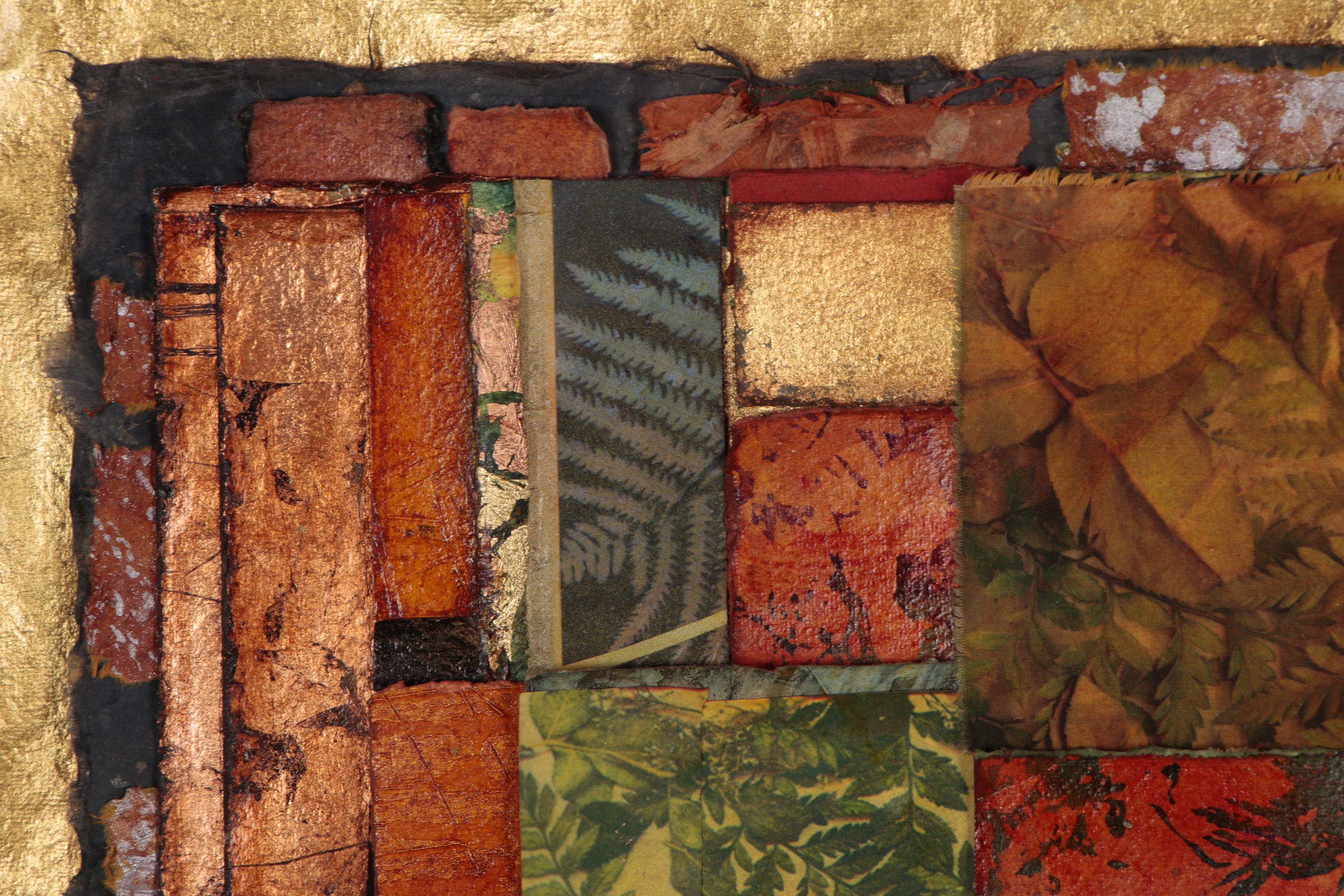 Betty Fulmer Mixed Media Composition "Edge of the Forest", Late 20th Century